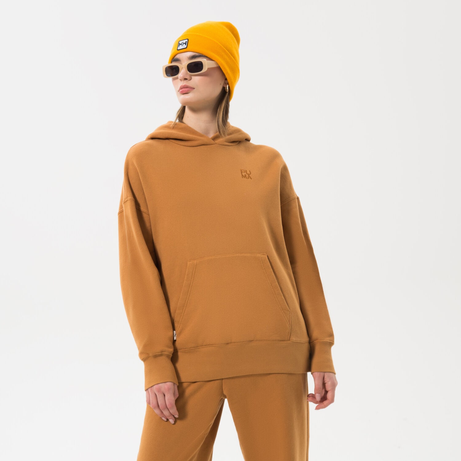 Ženske dukserice PUMA VESTA S KAPULJAČOM PUMA INFUSE OVERSIZED HOODIE 535643-74 žuta