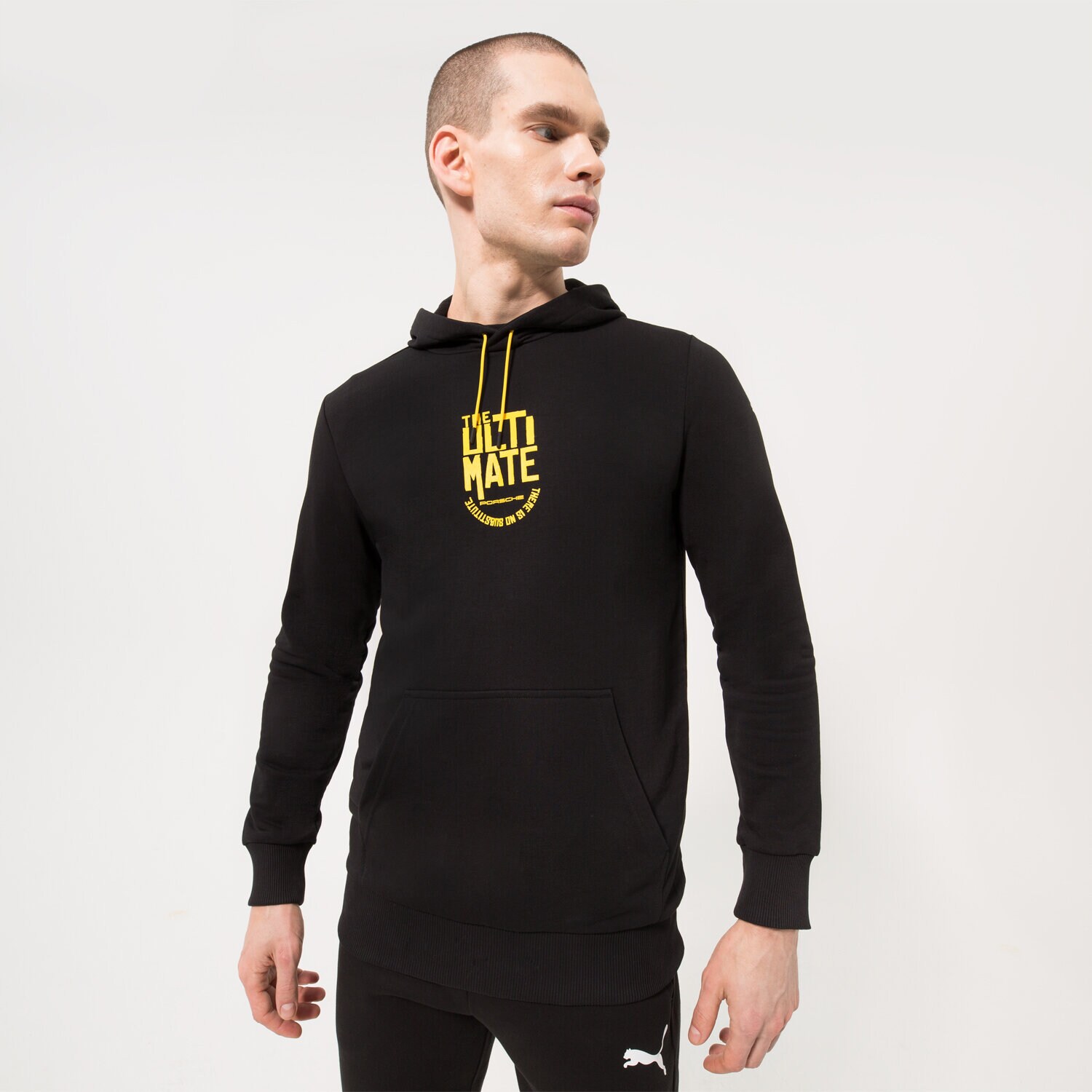 Muške dukserice PUMA VESTA S KAPULJAČOM PUMA PL GRAPHIC HOODIE 534833-01 crna