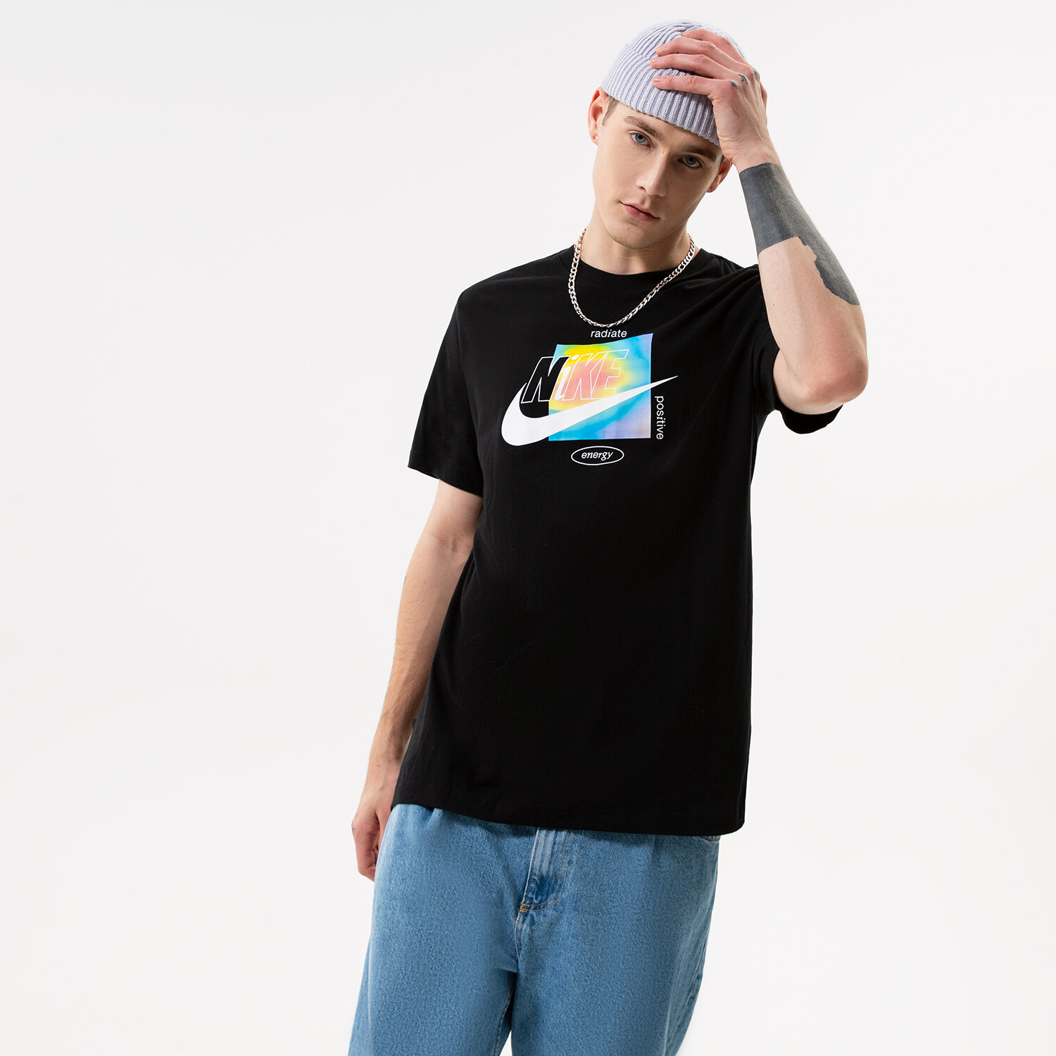 Muške majice NIKE T-SHIRT DQ1074 DQ1074-010 crna