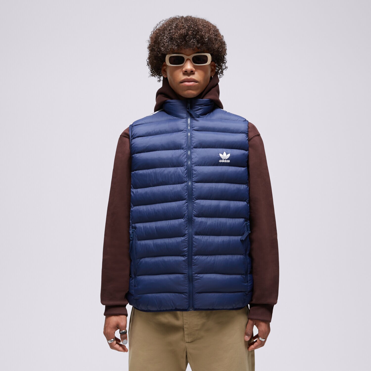 Muške prsluci ADIDAS PRSLUK PADDED VEST IL2577 tamno plava