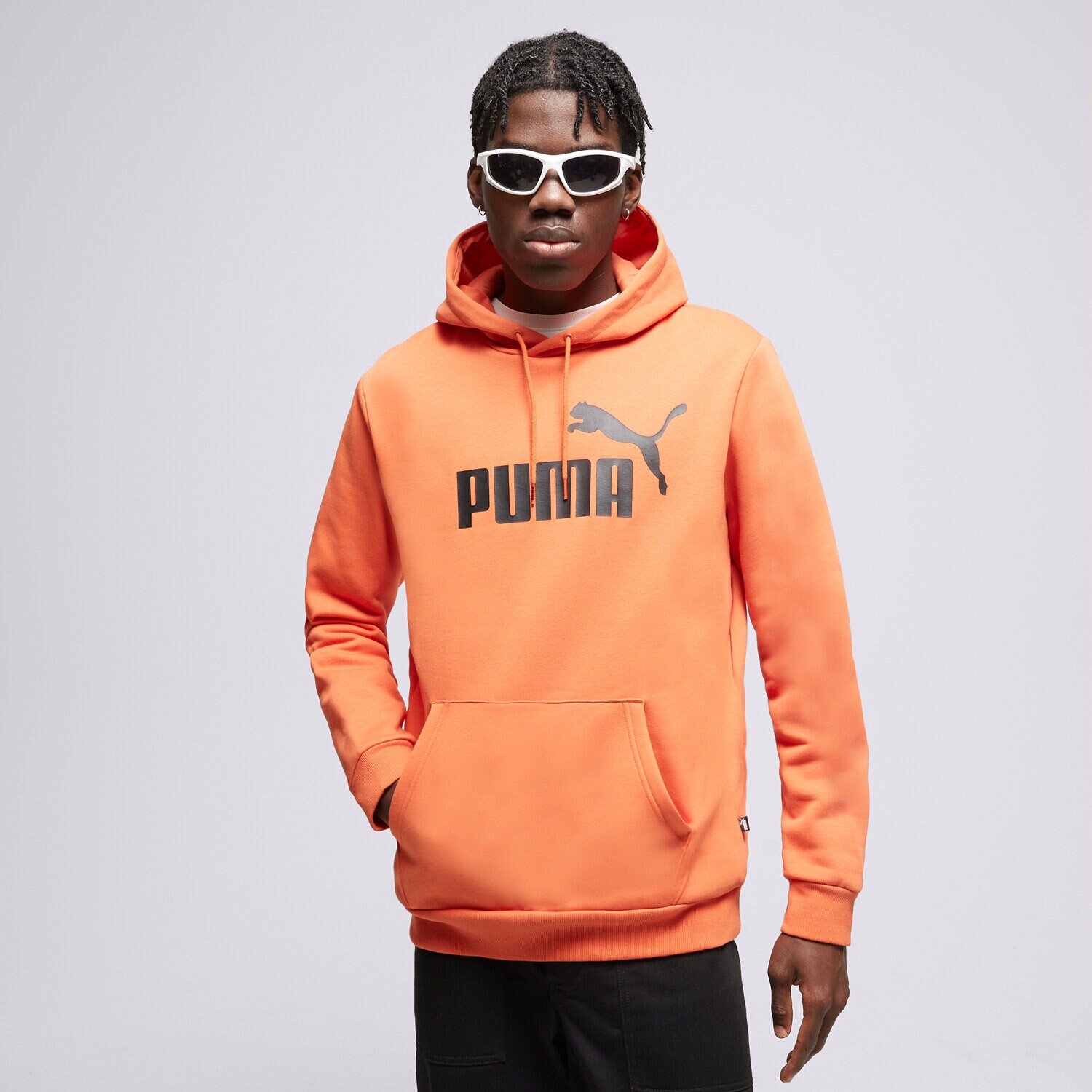 Muške dukserice PUMA VESTA S KAPULJAČOM ESS BIG LOGO HOODIE FL (S) 58668794 narančasta