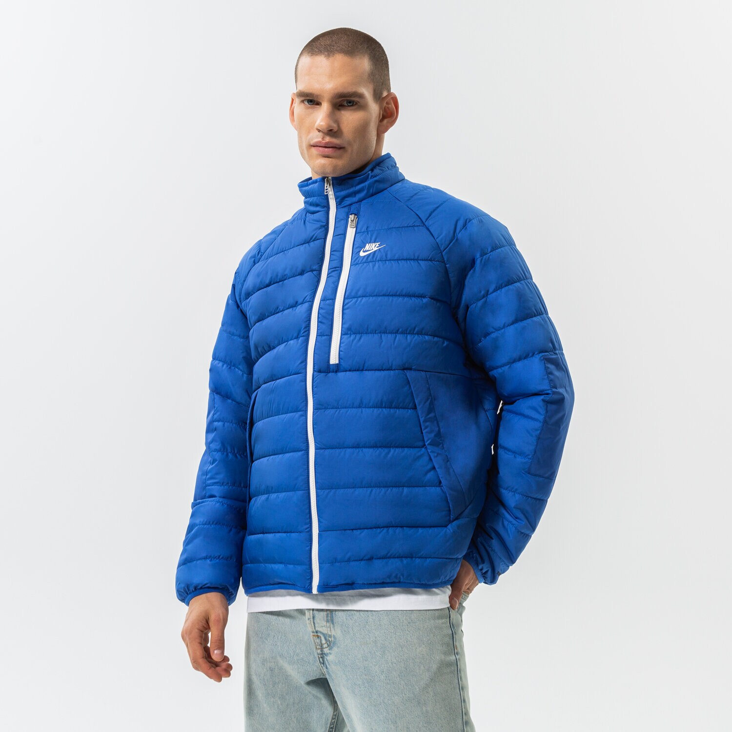 Muške zimske jakne NIKE JAKNA ZIMSKA M NK TF RPL LEGACY PUFFER JKT DQ4929-480 tamno plava