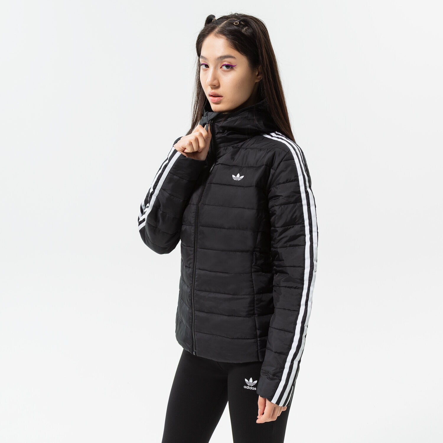 Ženske zimske jakne ADIDAS JAKNA SLIM JACKET HM2612 crna