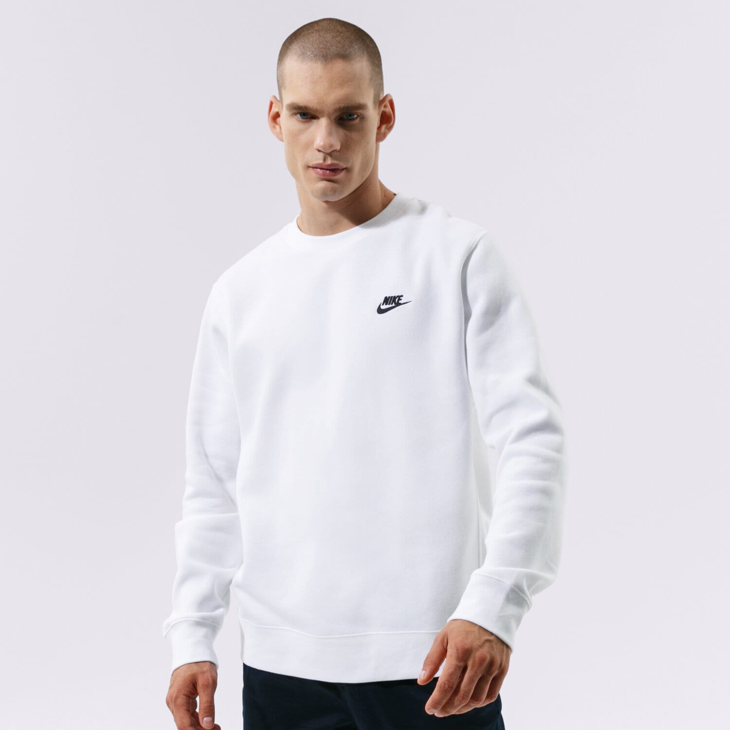 Muške dukserice NIKE VESTA SPORTSWEAR CLUB FLEECE BV2662-100 bijela