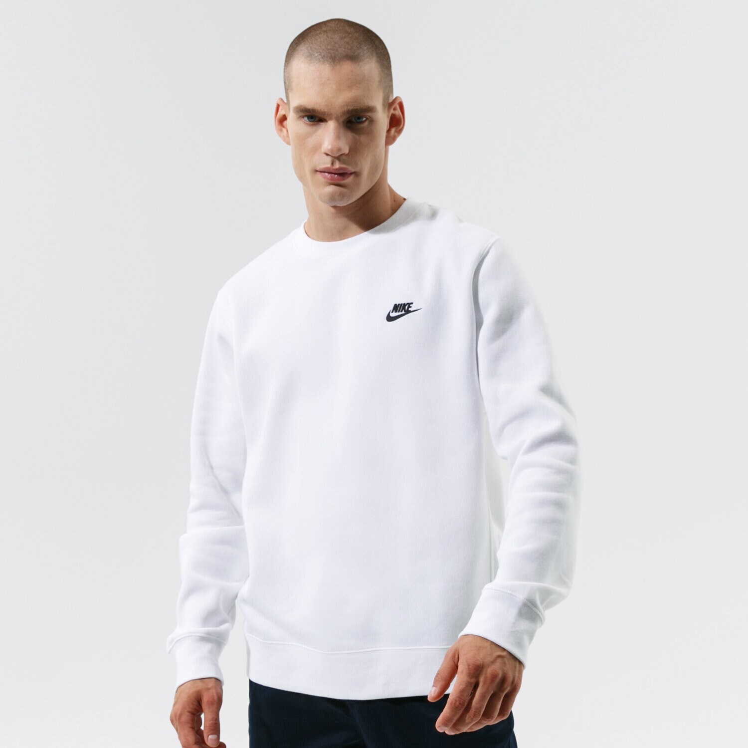 Muške dukserice NIKE VESTA SPORTSWEAR CLUB FLEECE BV2662-100 bijela