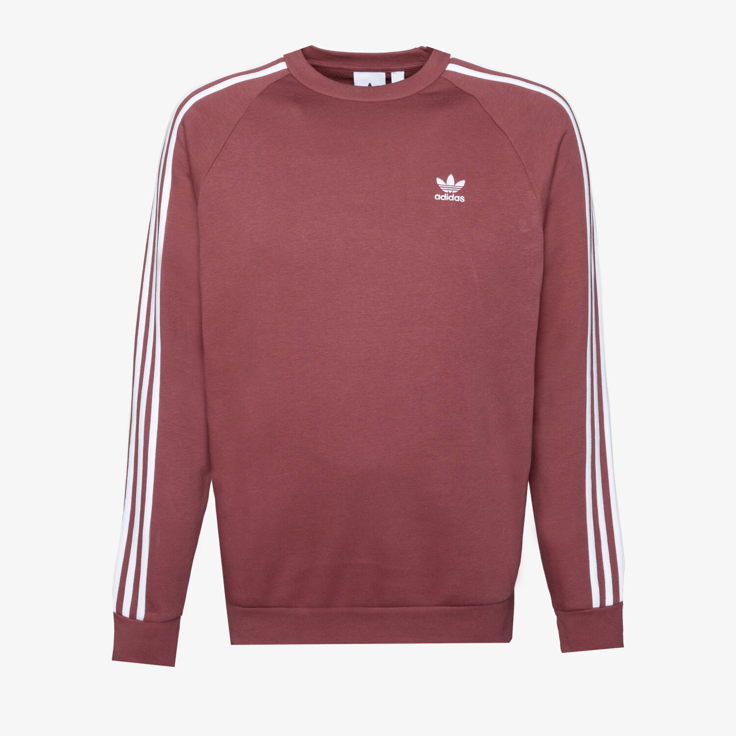 Muške dukserice ADIDAS VESTA 3-STRIPES CREW HE9484 bordo