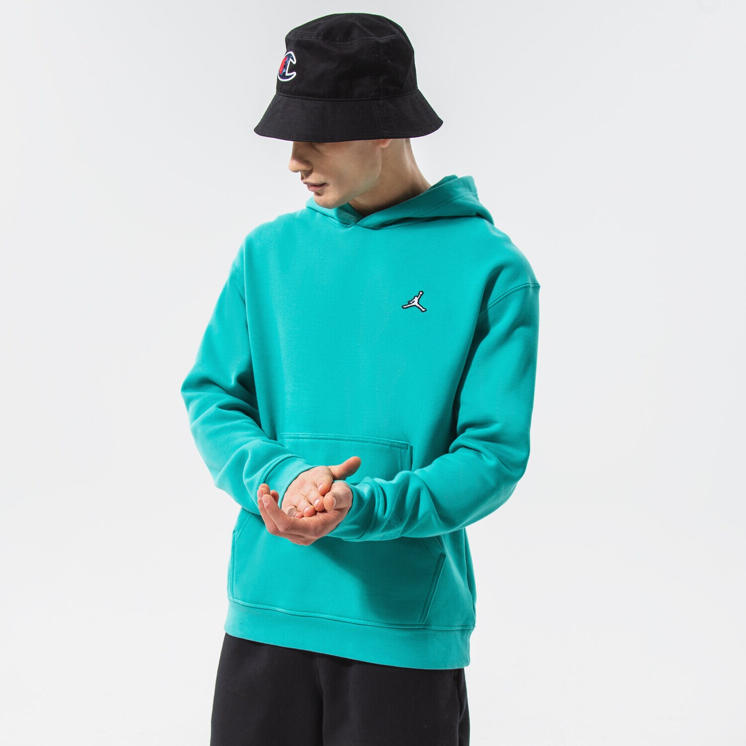 Muške dukserice JORDAN VESTA S KAPULJAČOM M J ESS FLC PO HOODIE DA9818-392 plava
