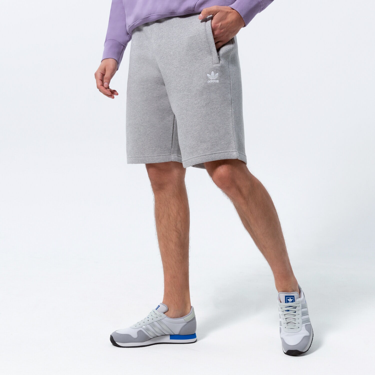 Muške kratke hlače ADIDAS KRATKE HLAČE ESSENTIAL SHORT H34682 siva
