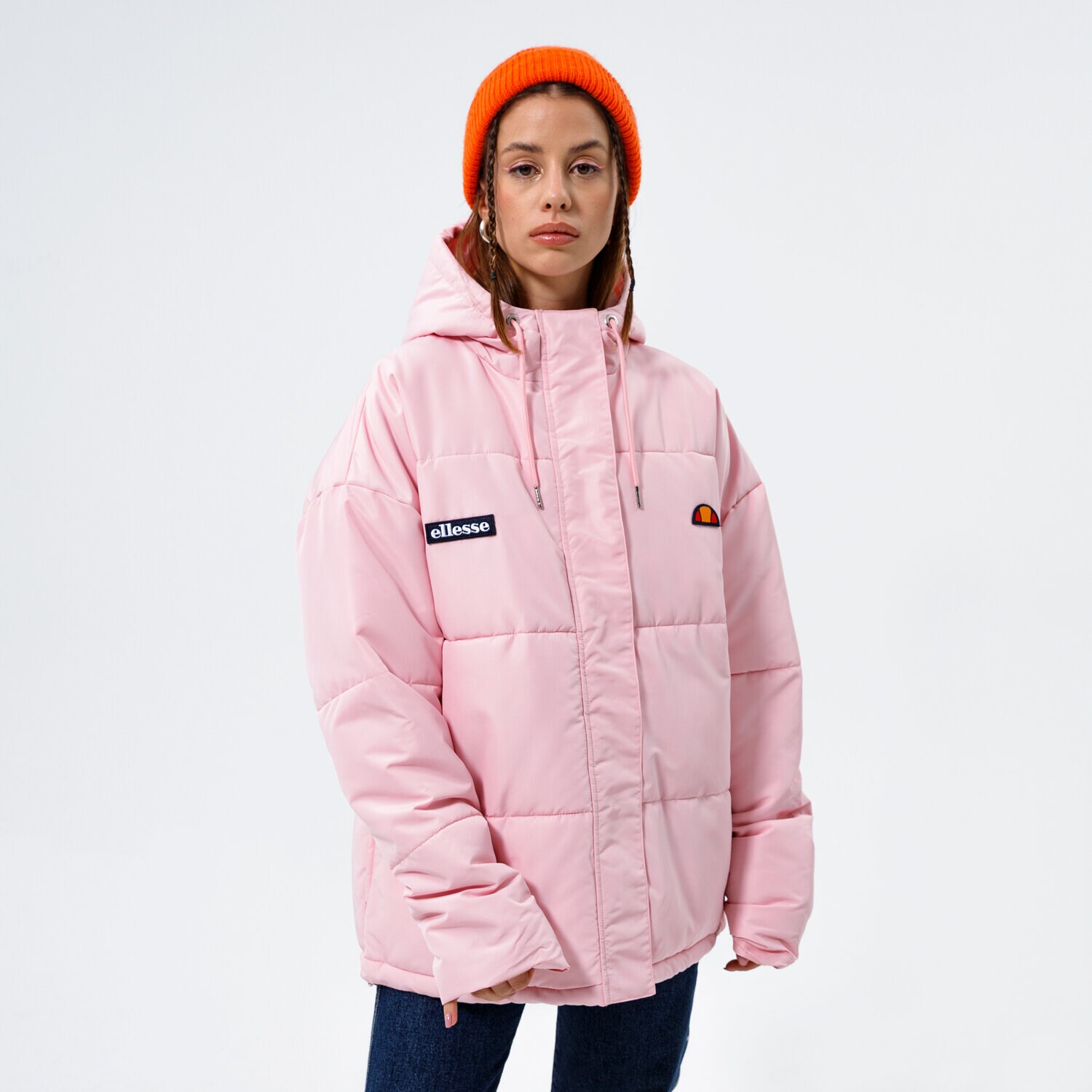 Ženske zimske jakne ELLESSE JAKNA PEJO LPINK PADDED JACKET SGC05501808 ružičasta