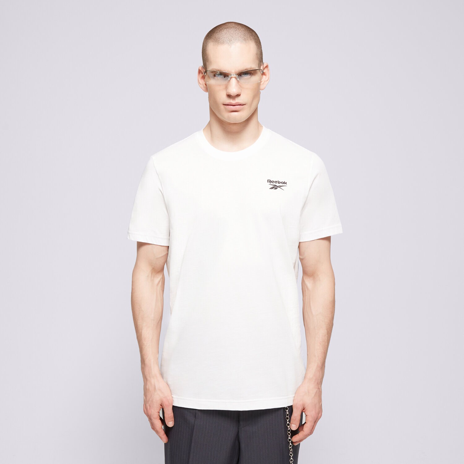 Muške majice REEBOK T-SHIRT RI LEFT CHEST LOGO 100054977 bijela