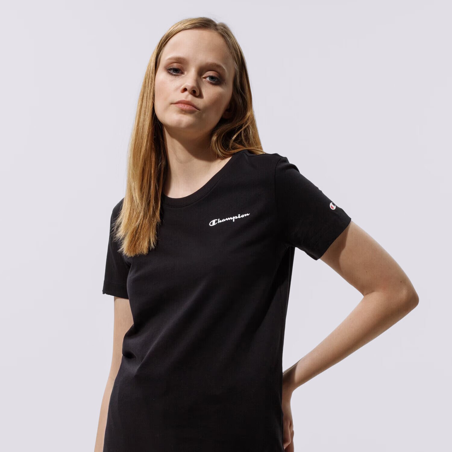 Ženske majice CHAMPION T-SHIRT CREWNECK T-SHIRT 112605KK001 crna