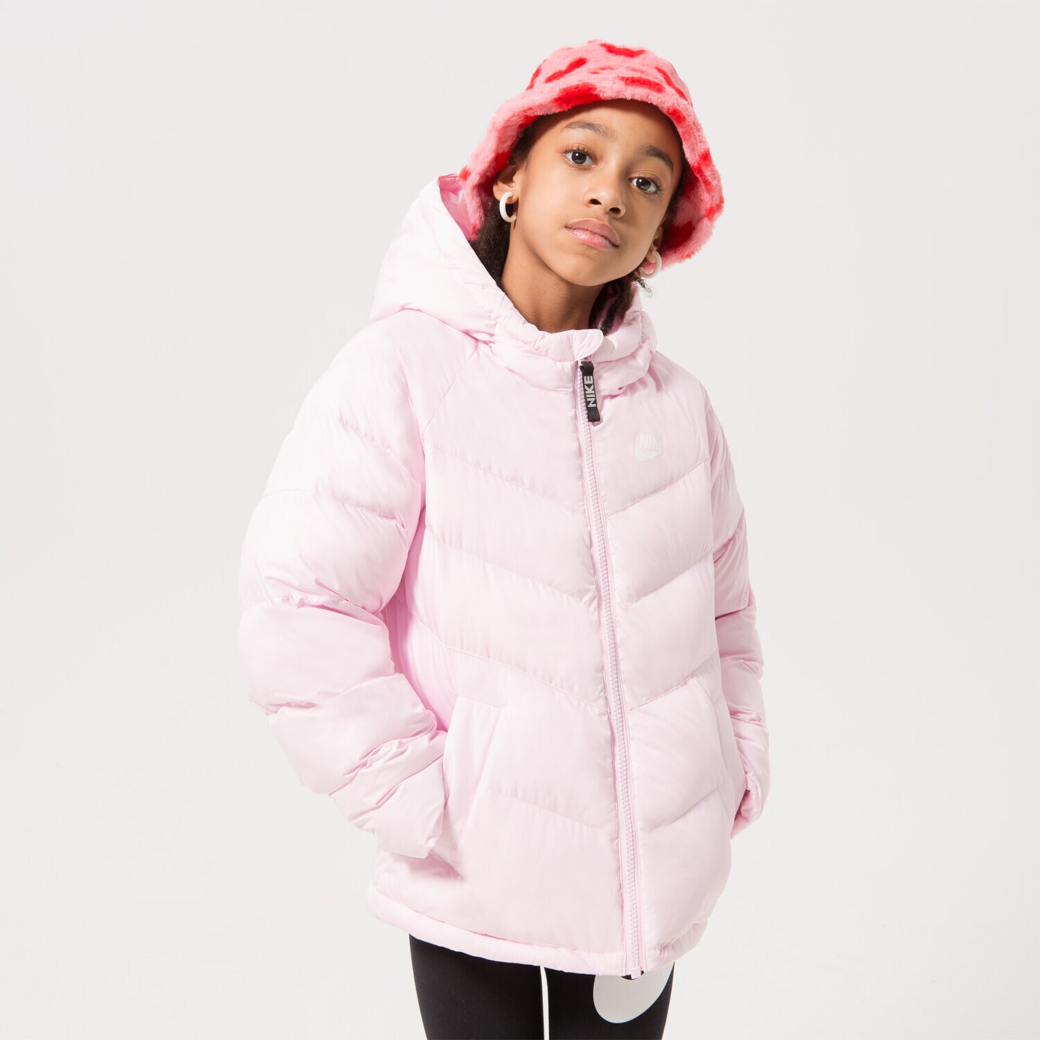 Dječje zimske jakne NIKE JAKNA ZIMSKA K NSW SYNFL HD JKT GIRL DX1264-663 ružičasta