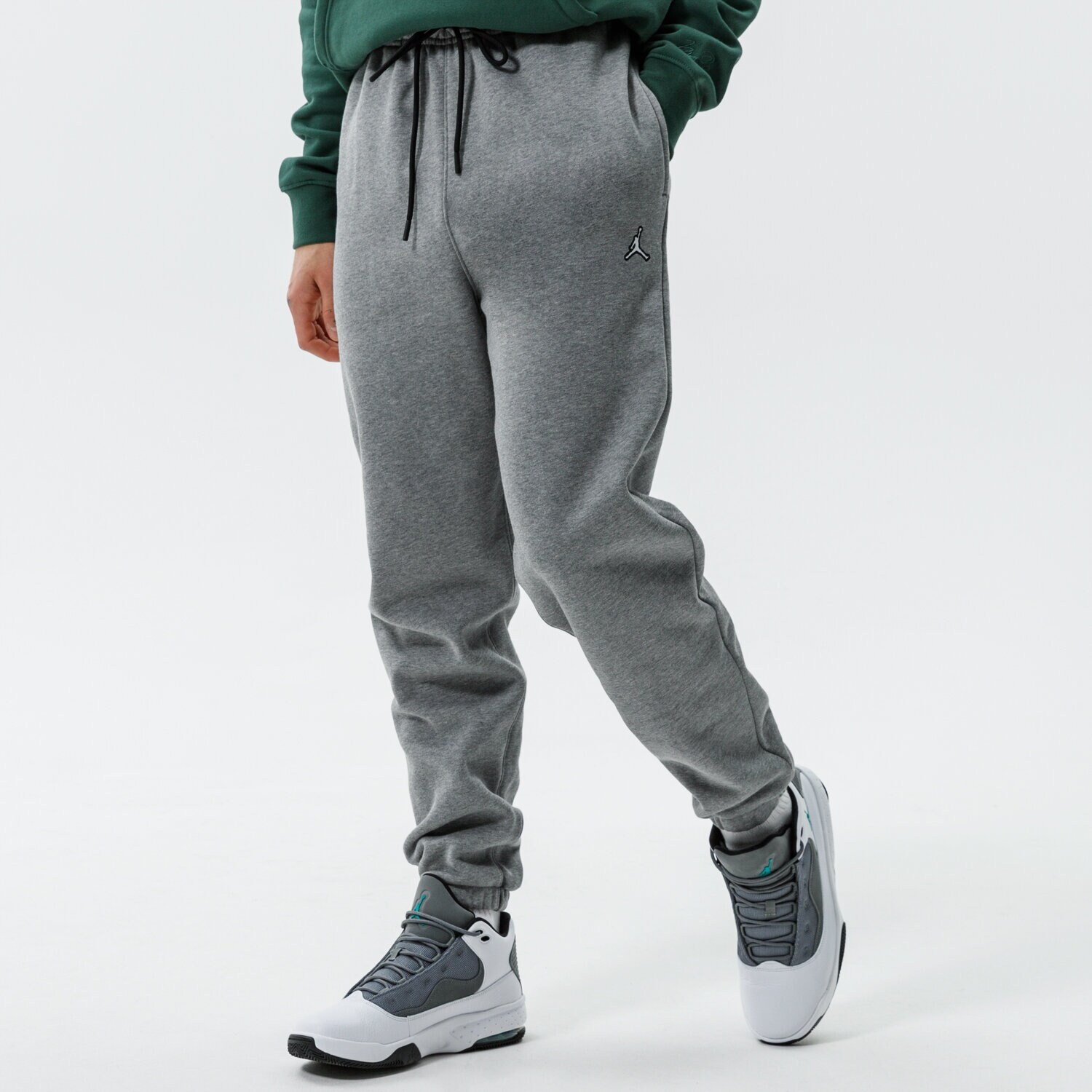 Muške hlače JORDAN HLAČE ESSENTIAL FLEECE JOGGERS DA9820-091 siva