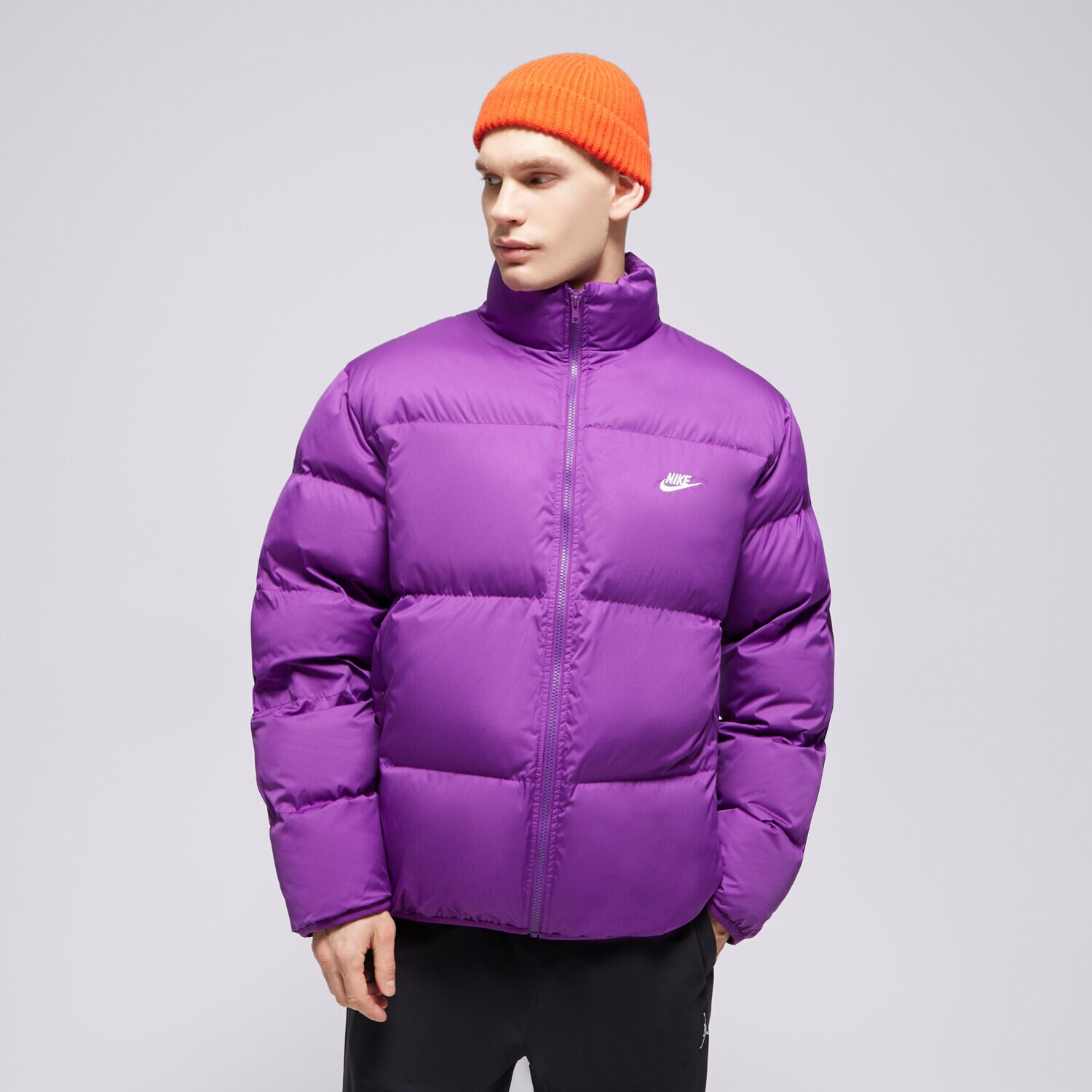 Muške zimske jakne NIKE JAKNA M NK CLUB PUFFER FB7368-507 ljubičasta