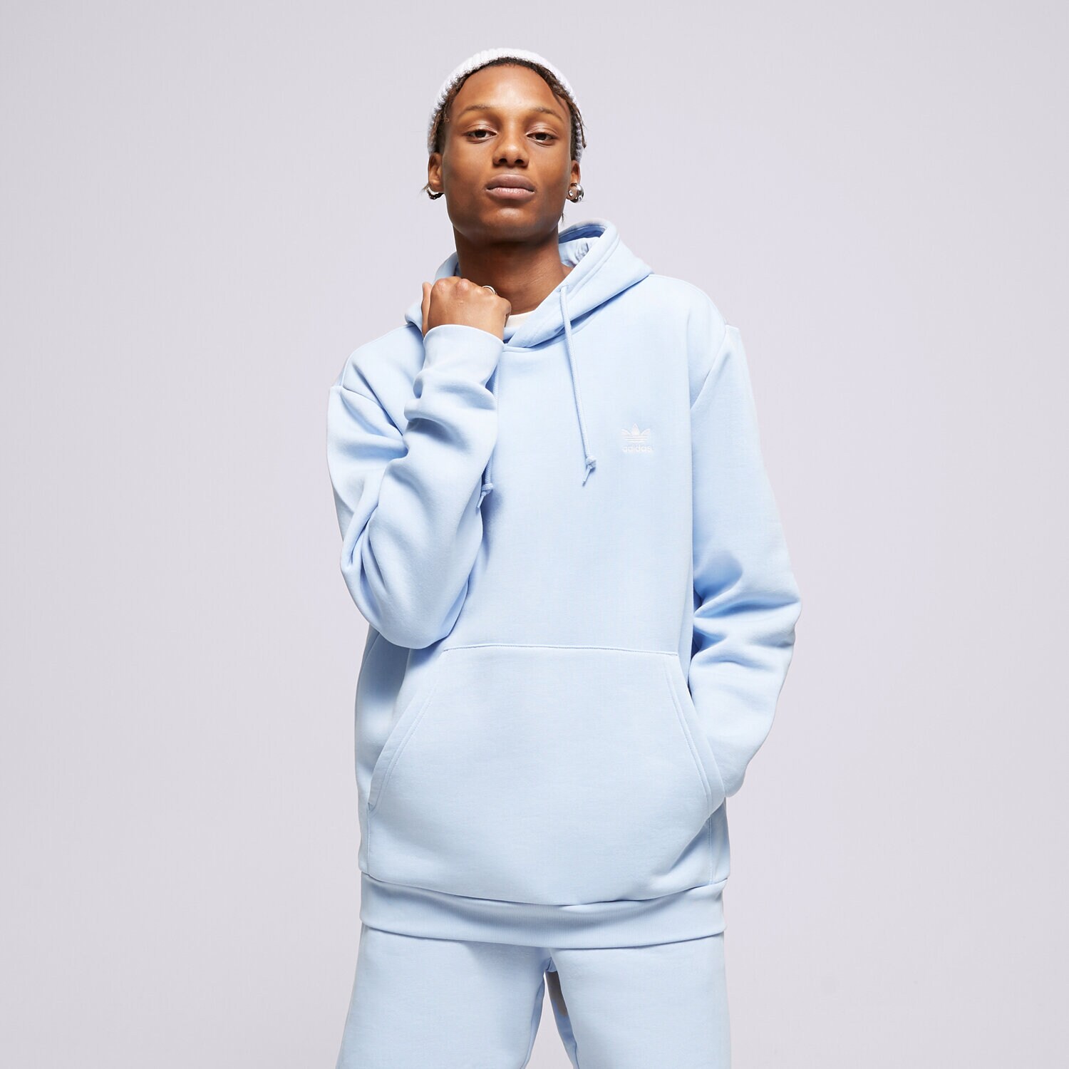 Muške dukserice ADIDAS VESTA S KAPULJAČOM ESSENTIAL HOODY IA4889 plava