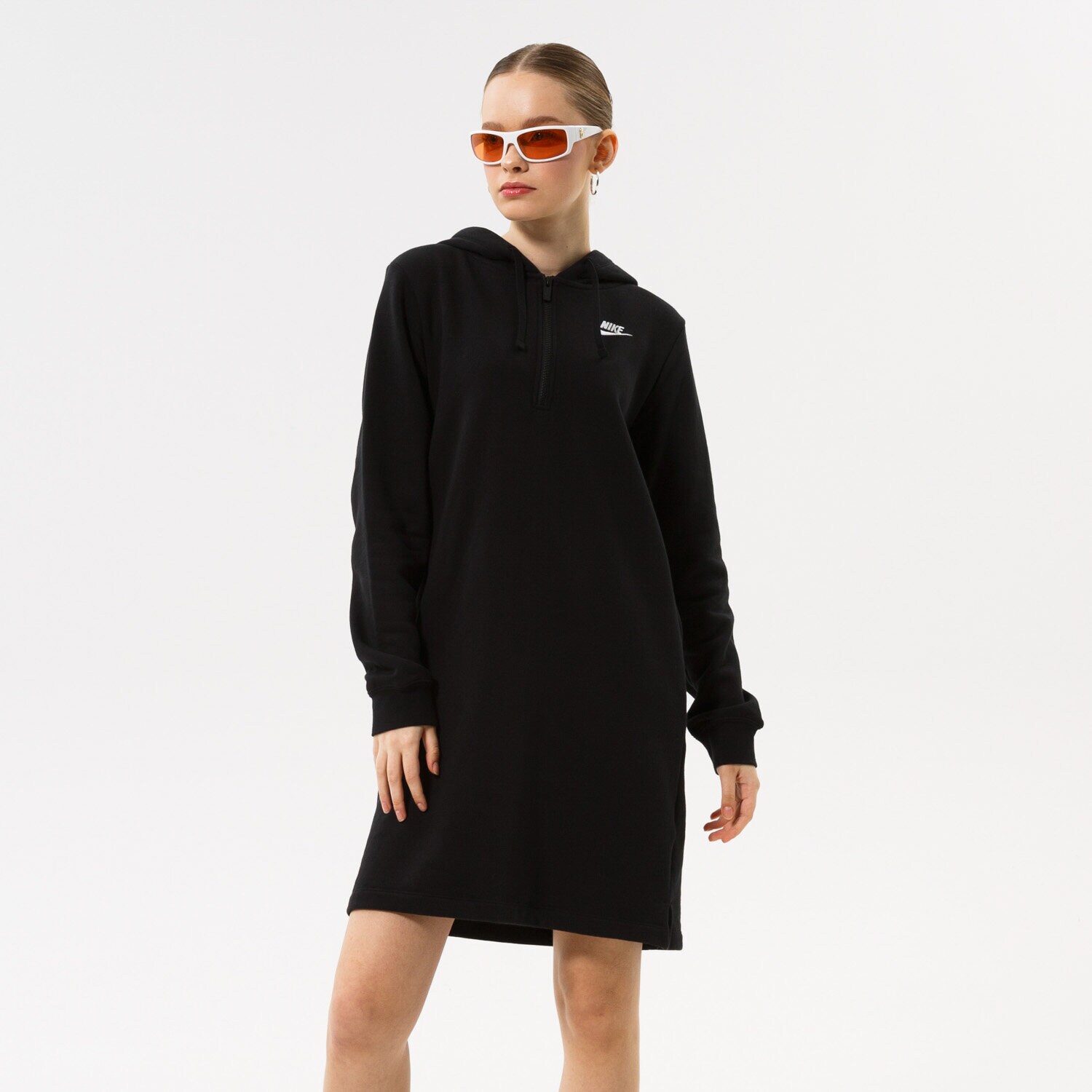 Ženske haljine i suknje NIKE HALJINA W NSW CLUB FLC TRENIRKAS DQ6765-010 crna