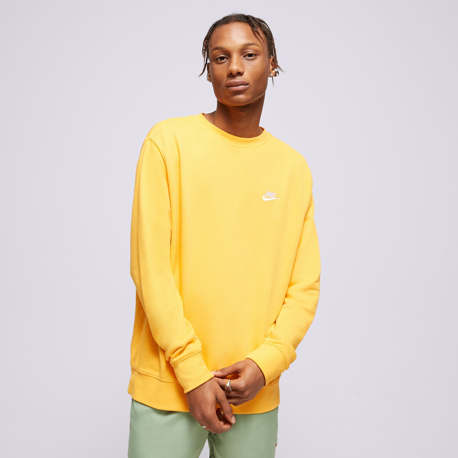 Muške dukserice NIKE VESTA NIKE SPORTSWEAR CLUB BV2666-717 narančasta