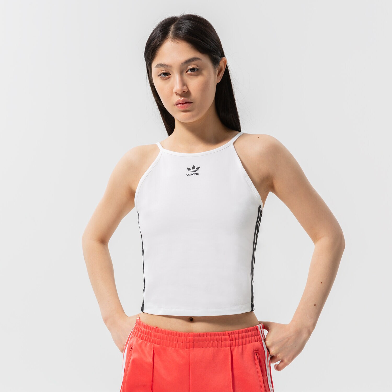 Ženske majice ADIDAS 3 STRIPES STRAPPY TANK HC1977 bijela