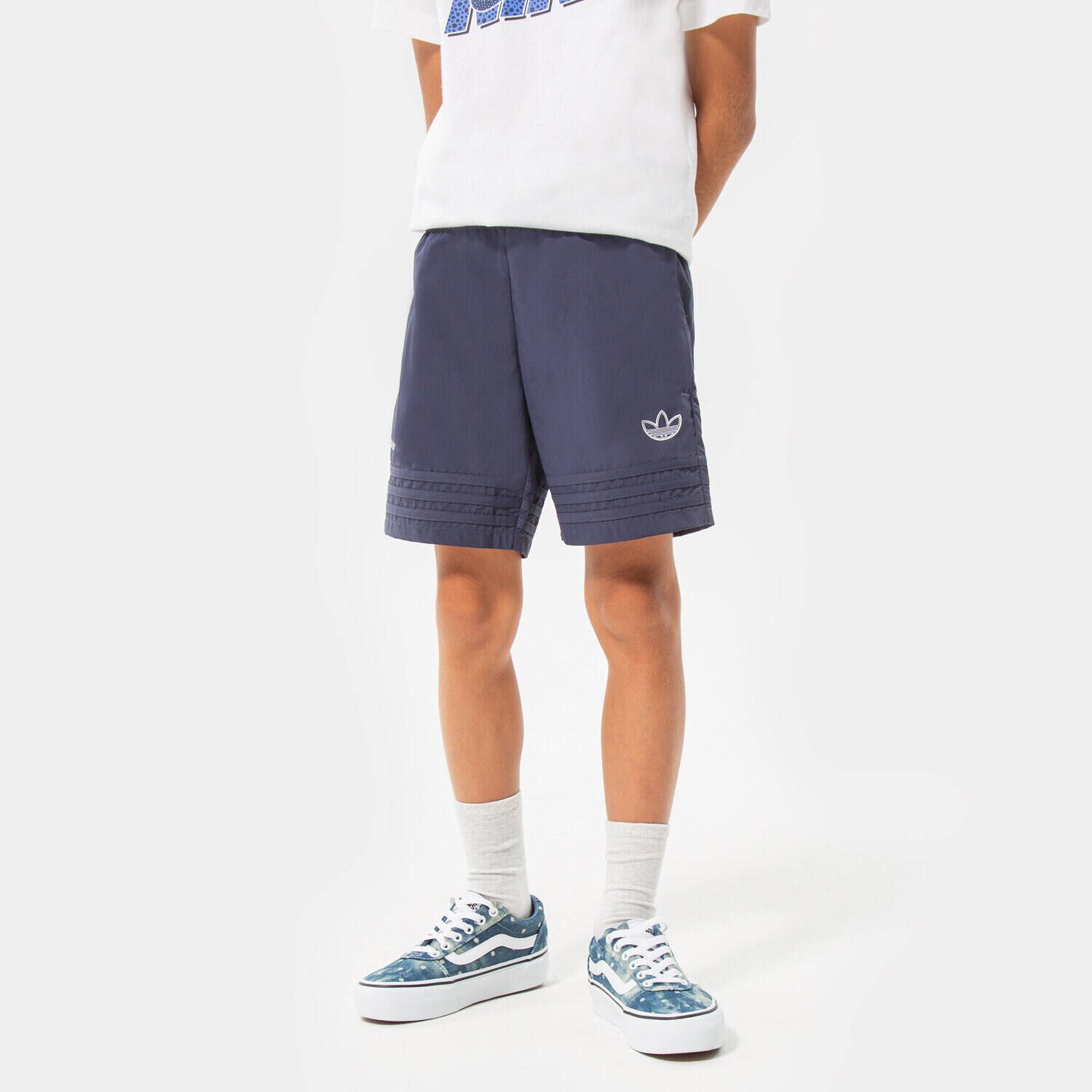 Dječje kratke hlače i haljine ADIDAS KRATKE HLAČE BOY HE2085 tamno plava