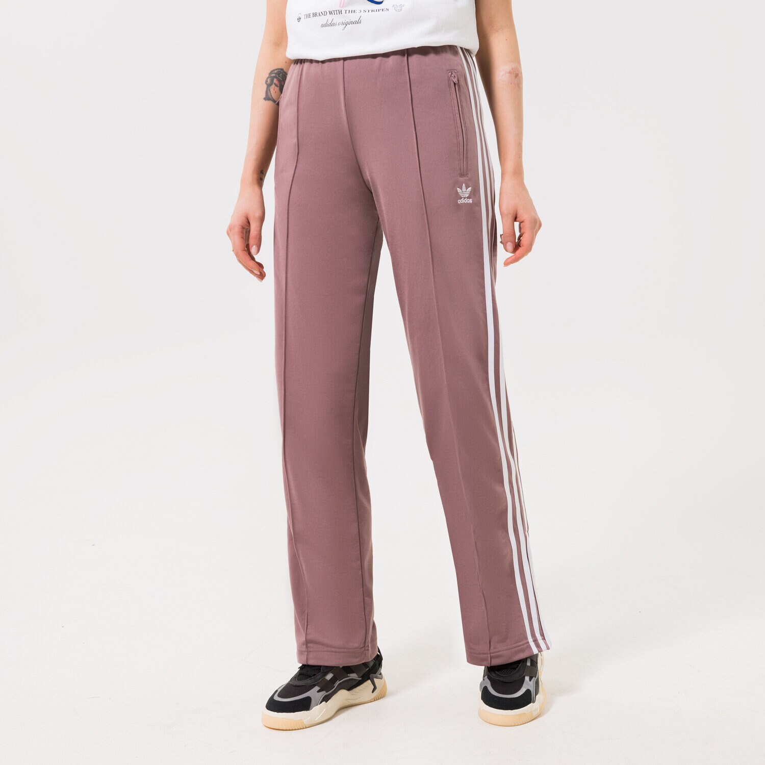Ženske hlače ADIDAS HLAČE FIREBIRD TP PB HN5896 ružičasta