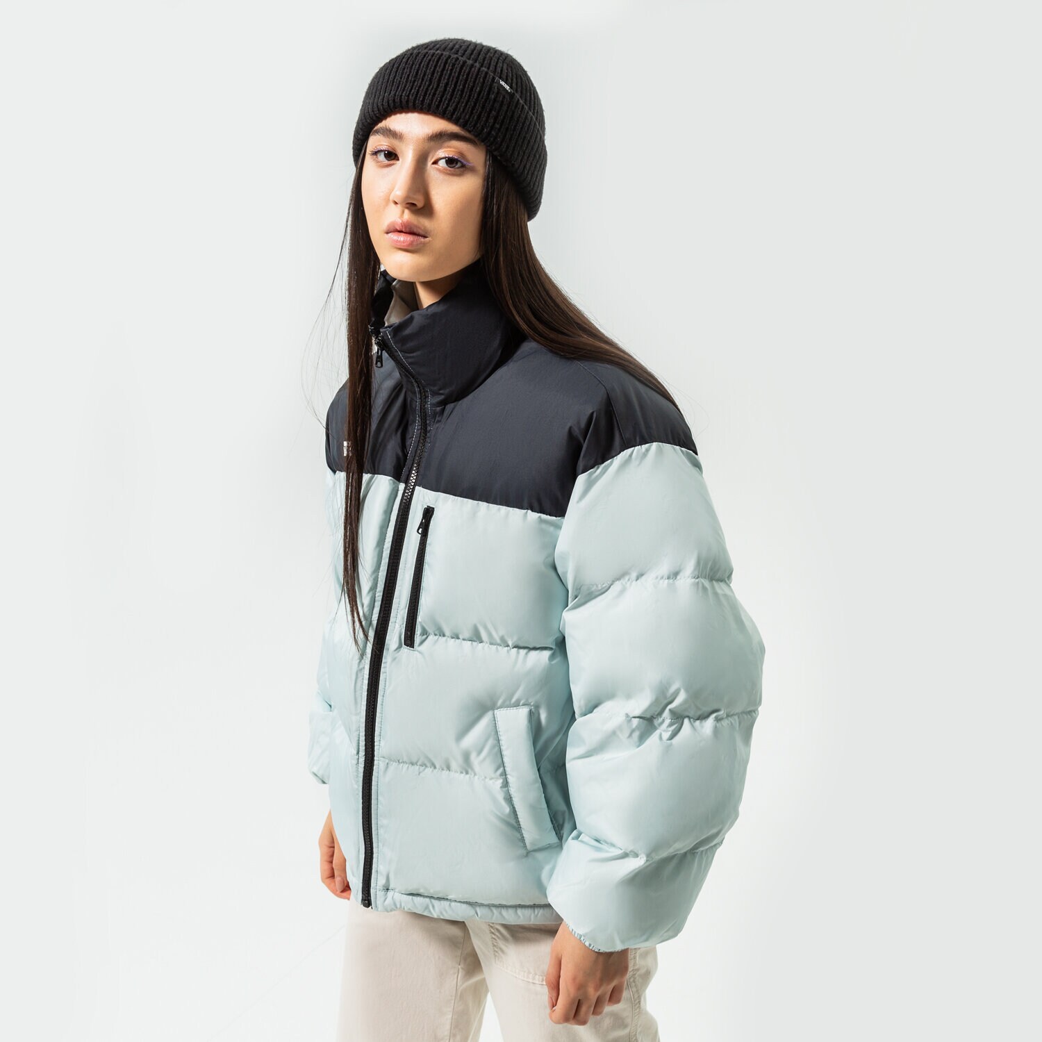 Ženske zimske jakne LEVI'S JAKNA ZIMSKA NOE SHORT PUFFER A3286-0002 siva