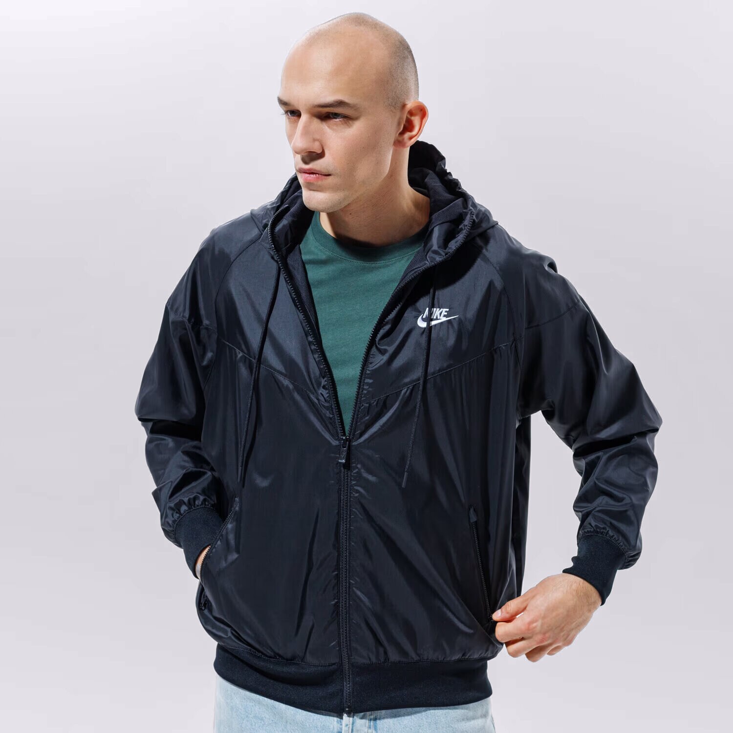 Muške prijelazne jakne NIKE JAKNA SPORTSWEAR HERITAGE DA0001-010 crna