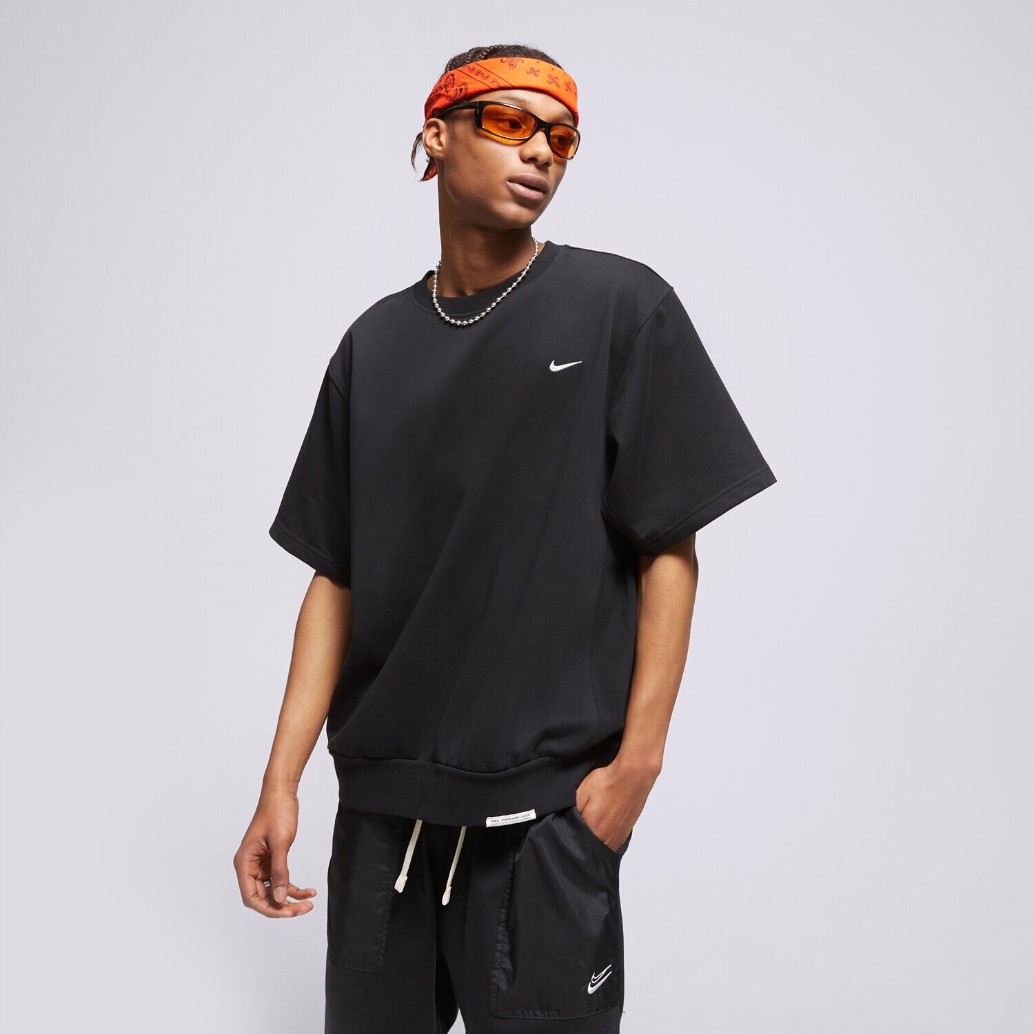 Muške majice NIKE T-SHIRT M NK DF STD ISS SS CREW SSNL NBA DX0327-010 crna