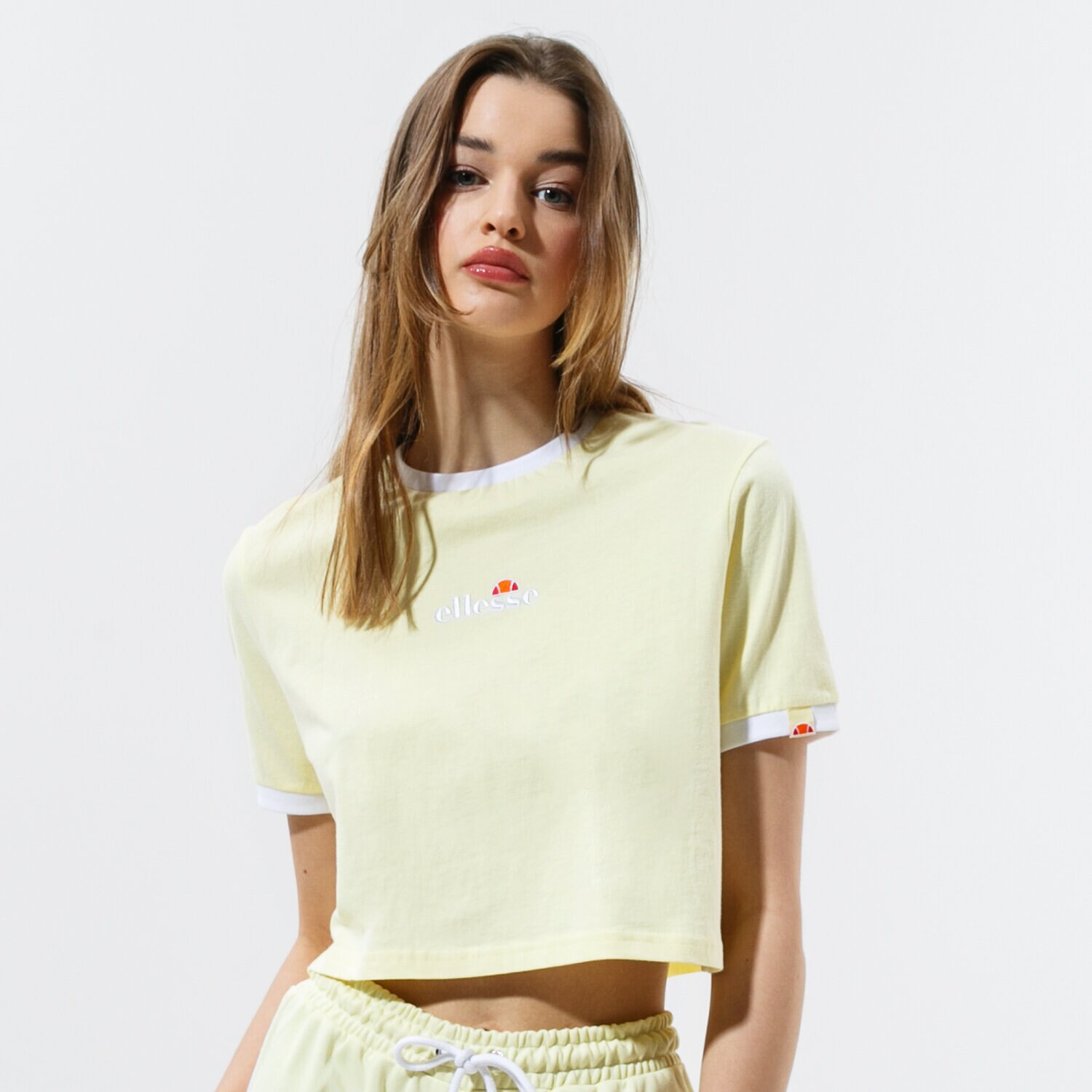 Ženske majice ELLESSE T-SHIRT DERLA CROP T-SHIRT LYELLOW