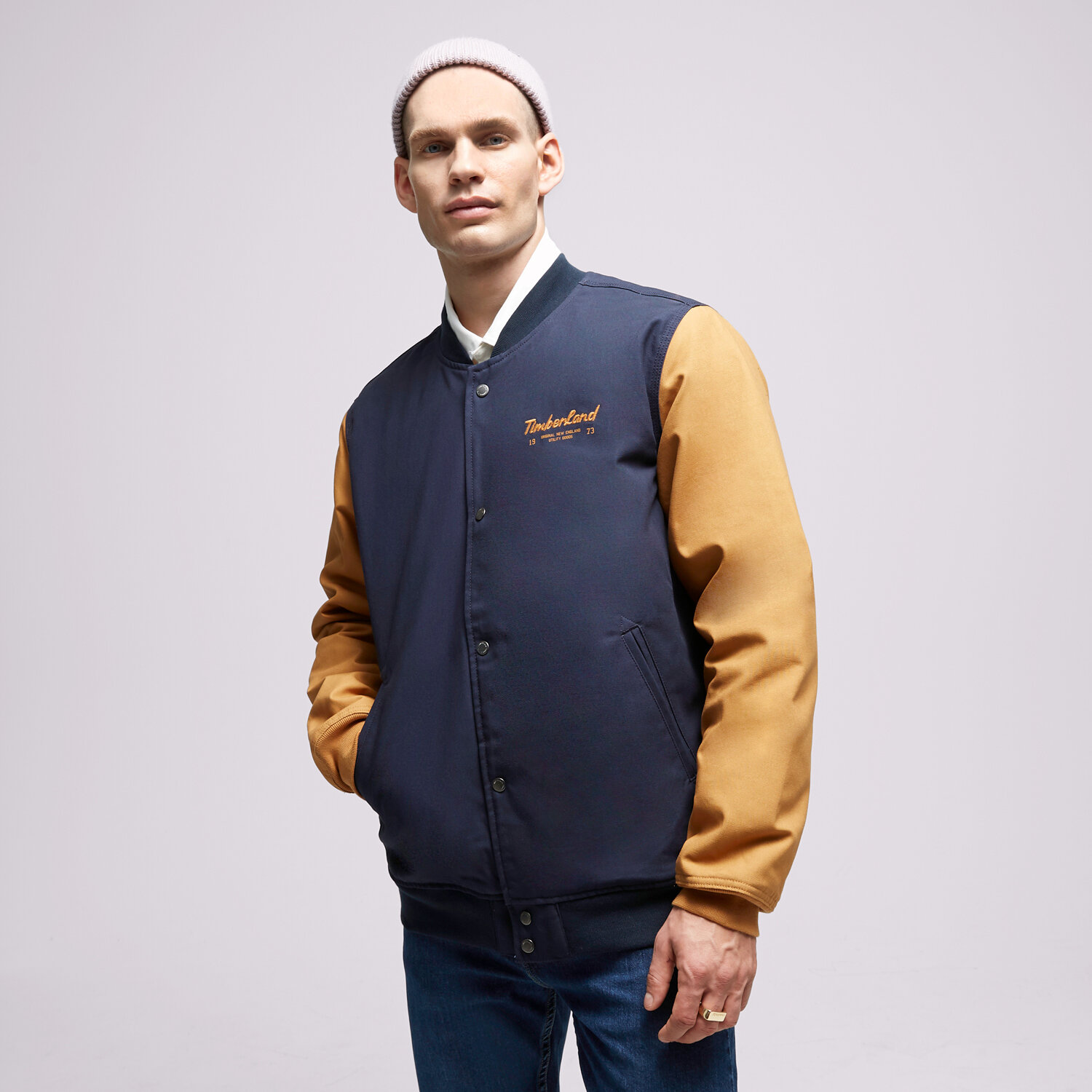 Muške prijelazne jakne TIMBERLAND JAKNA UTILITY BOMBER TB0A6G7N4331 tamno plava