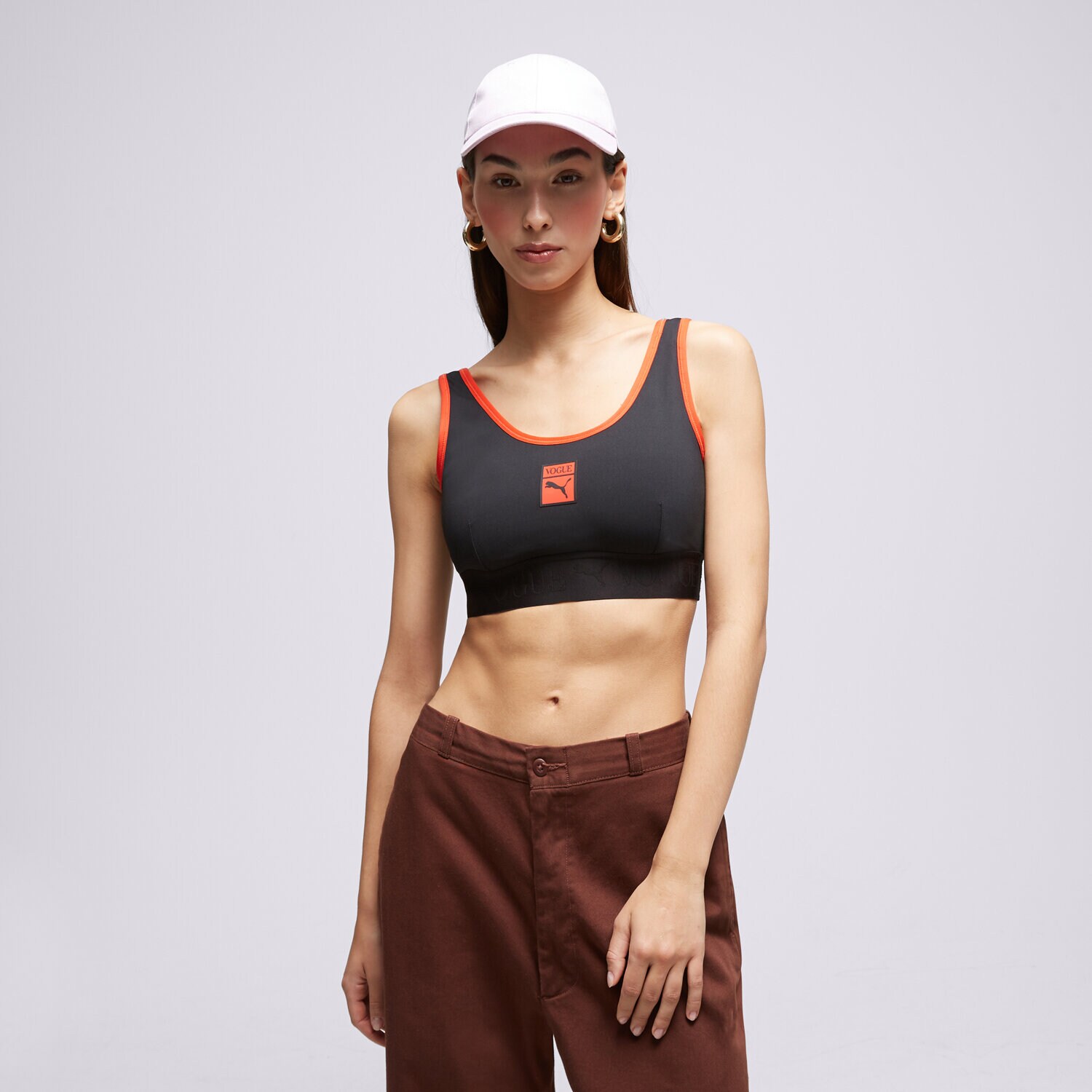 Ženske majice PUMA BRA TOP PUMA X VOGUE 534688-01 crna