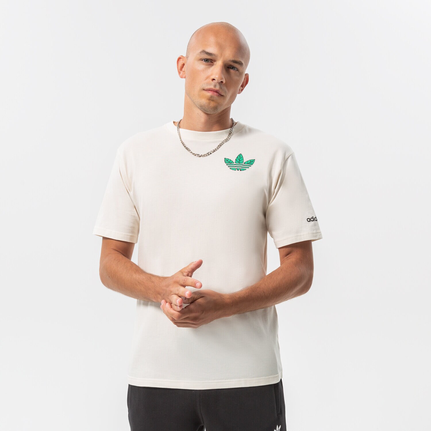 Muške majice ADIDAS T-SHIRT TREFOIL LEAVES HC2140 bijela