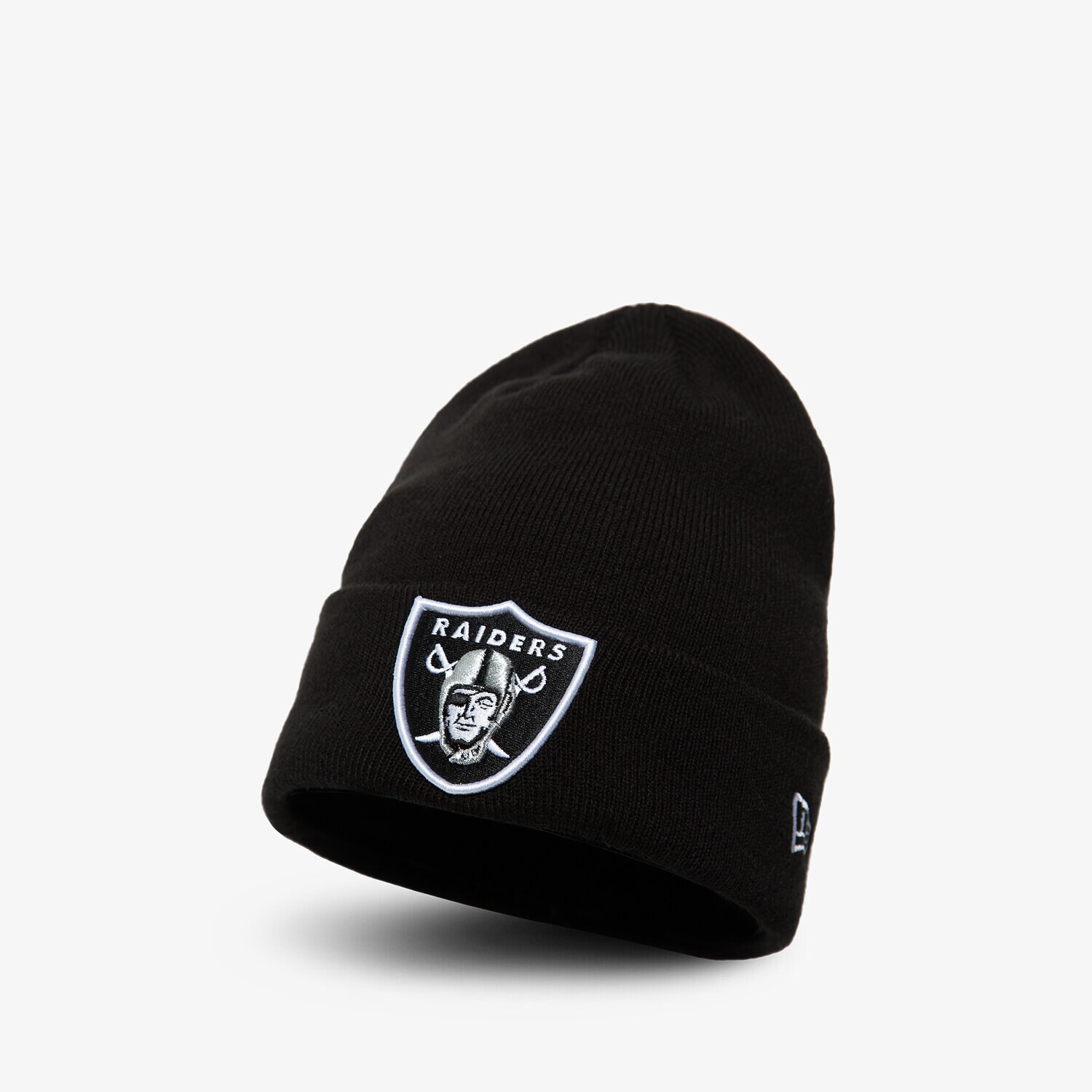 Muške zimske kape NEW ERA KAPA NFL ESSENTIAL CUFF KNIT RAIDERS OAKLAND RAIDERS 12122722 crna