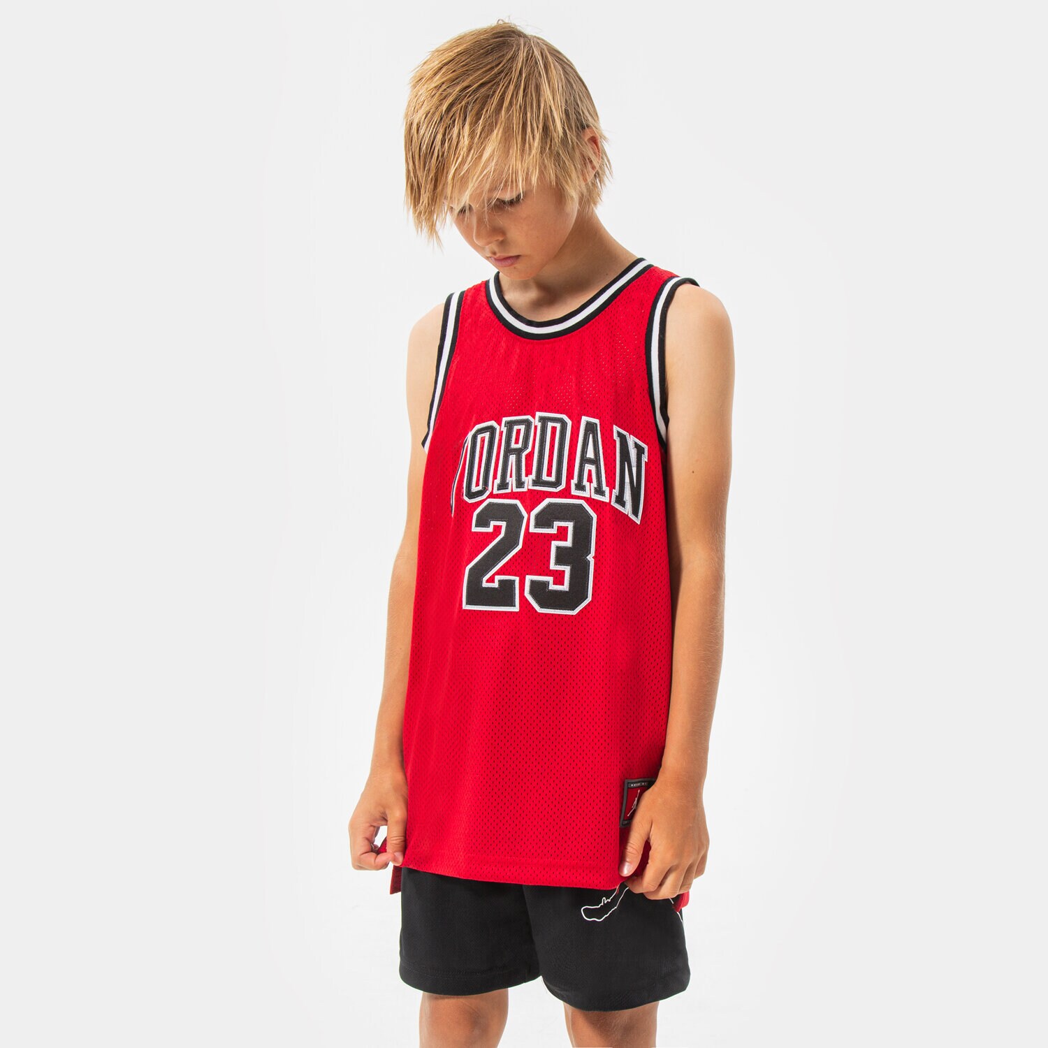 Dječje majice JORDAN T-SHIRT JORDAN 23 JERSEY B 95A773-R78 crvena