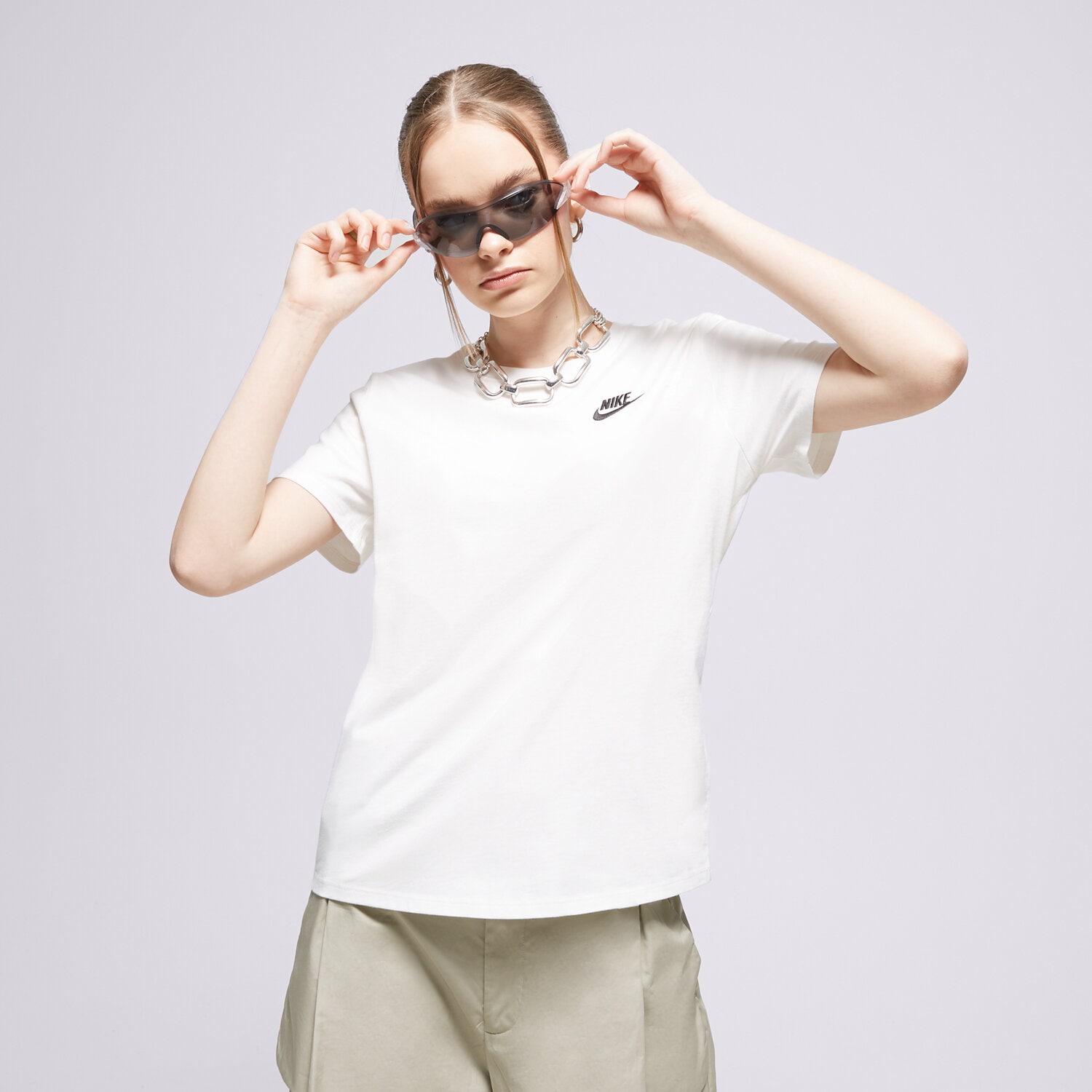 Ženske majice NIKE T-SHIRT W NSW CLUB DX7902-100 bijela