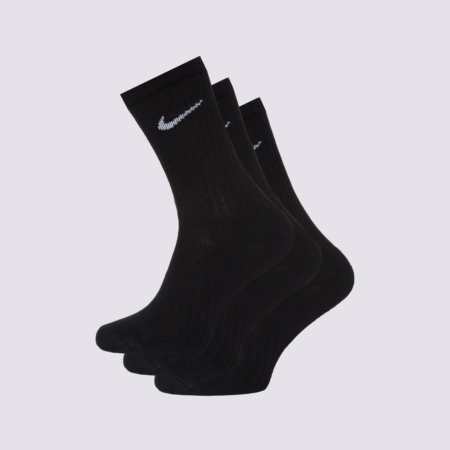 Ženske Čarape NIKE ČARAPE 3PPK VALUE COTTON CREW SX4508-001 crna
