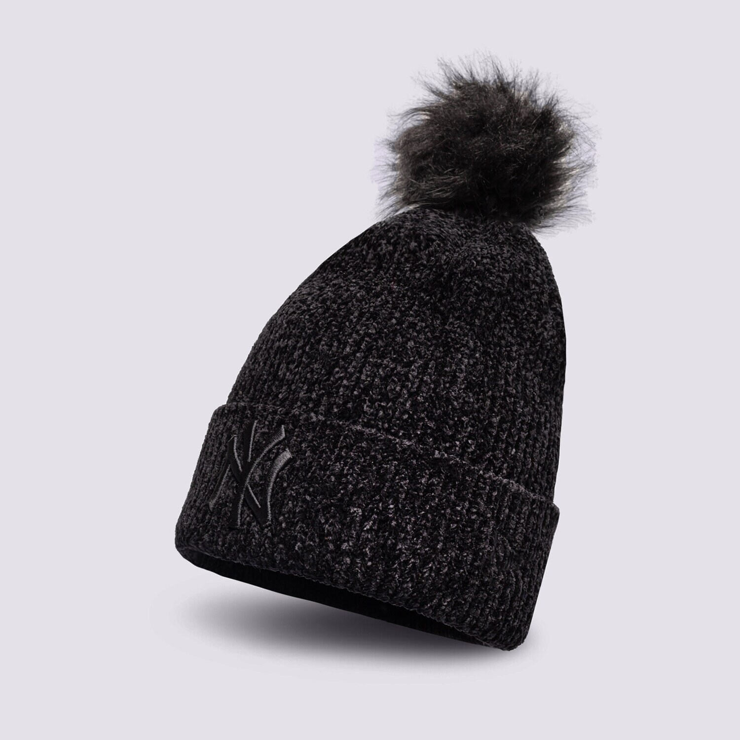 Ženske zimske kape NEW ERA KAPA WMNS BOBBLE BEANIE NYY BLK NEW YORK YANKEES BLK 60284833 crna