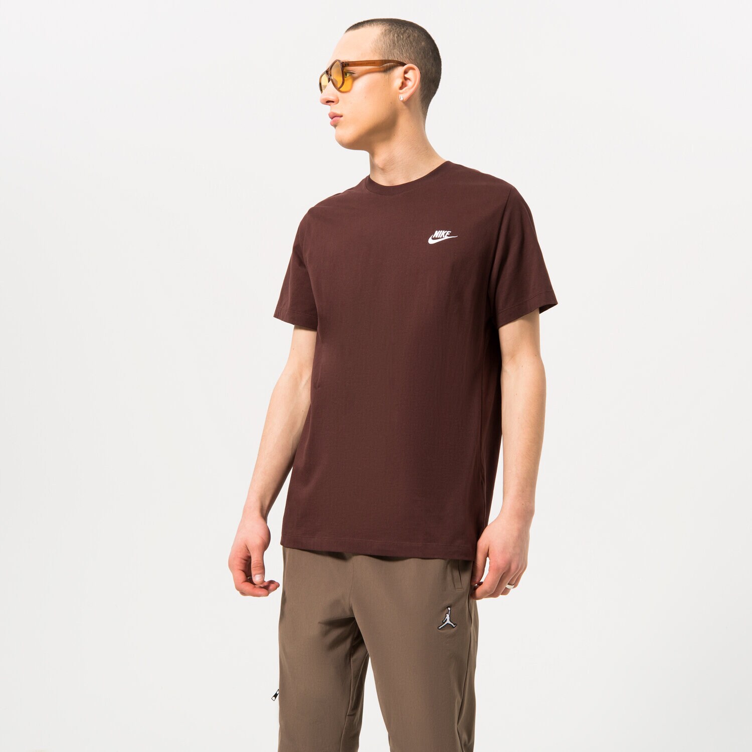 Muške majice NIKE T-SHIRT NIKE SPORTSWEAR CLUB AR4997-227 smeđa