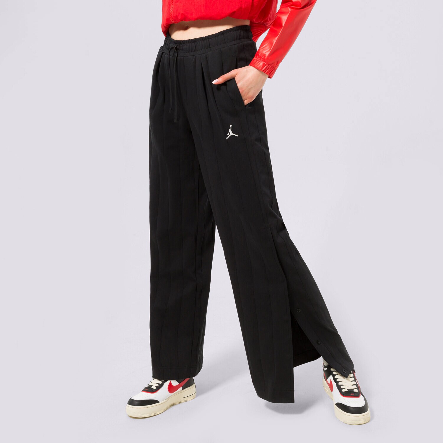Ženske hlače JORDAN HLAČE W J KNIT PANT DX0397-010 crna