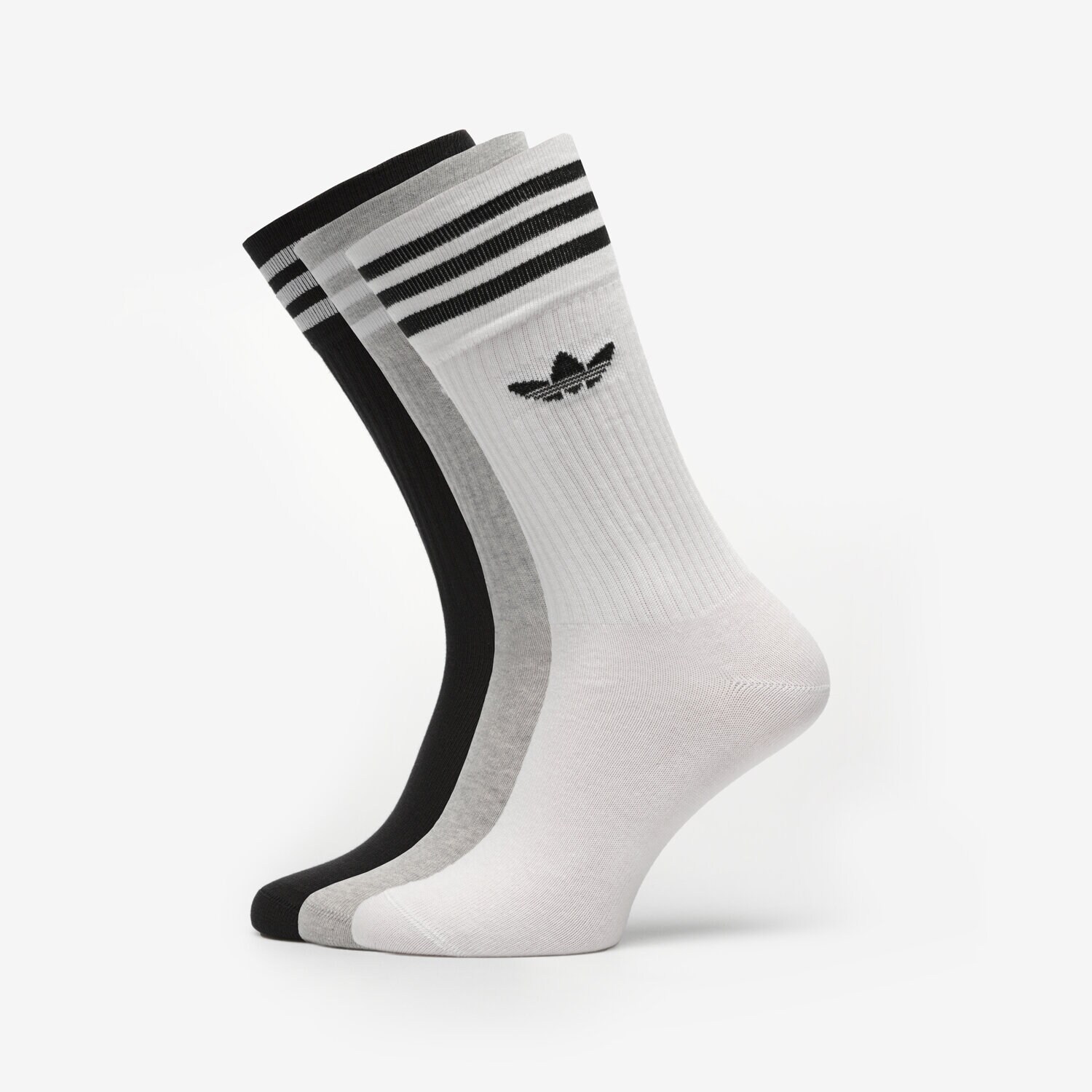 Ženske Čarape ADIDAS ČARAPE 3-PACK SOLID SOCKS HIGH CREW HC9558 šarena