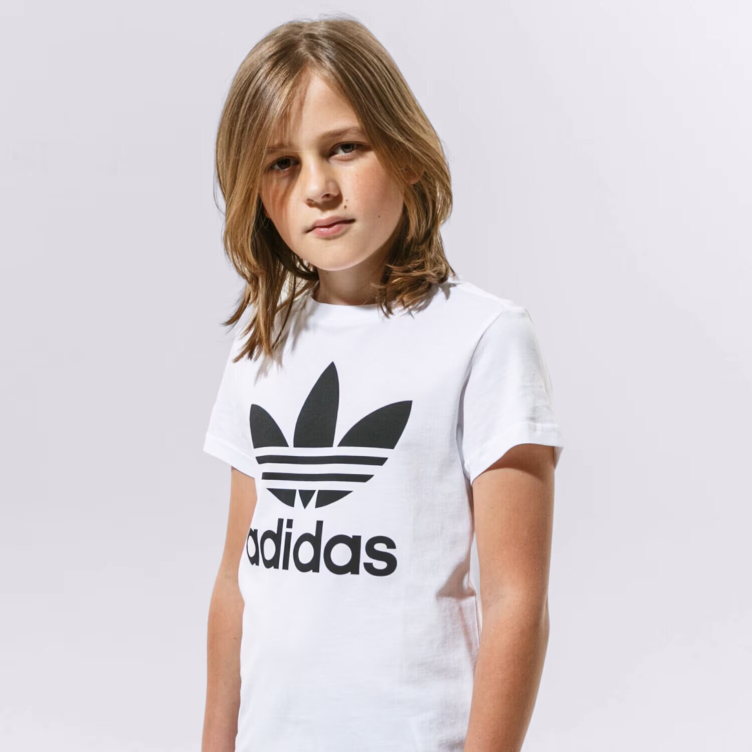 Dječje majice ADIDAS T-SHIRT TREFOIL TEE GIRL DV2904 bijela