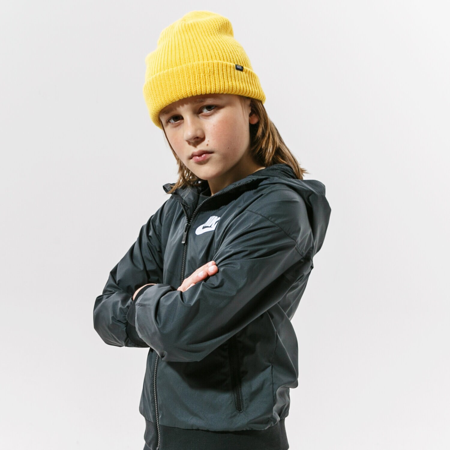 Dječje zimske jakne NIKE JAKNA PRIJELAZNA SPORTSWEAR WINDRUNNER WINDRUNNER JACKE 850443-011 crna