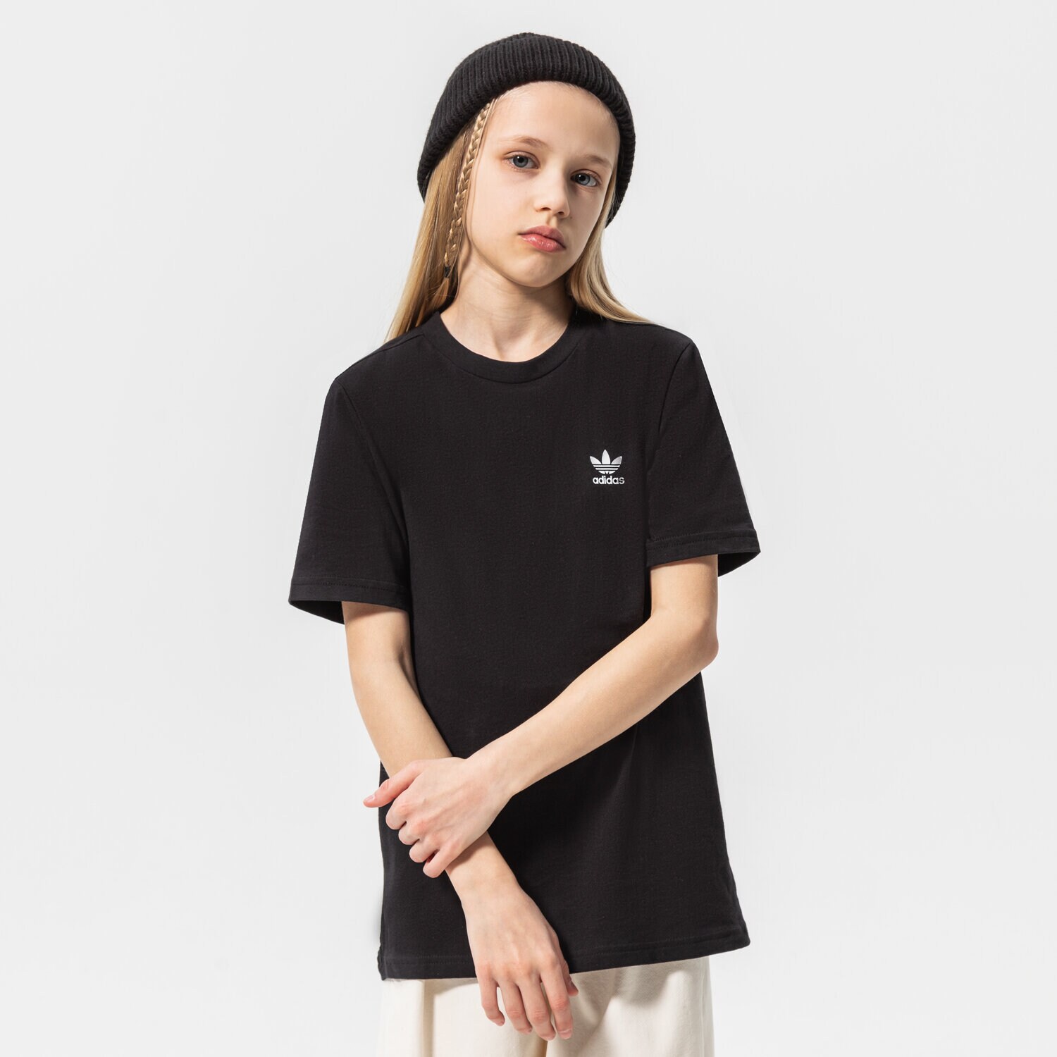 Dječje majice ADIDAS T-SHIRT GIRL H32409 crna