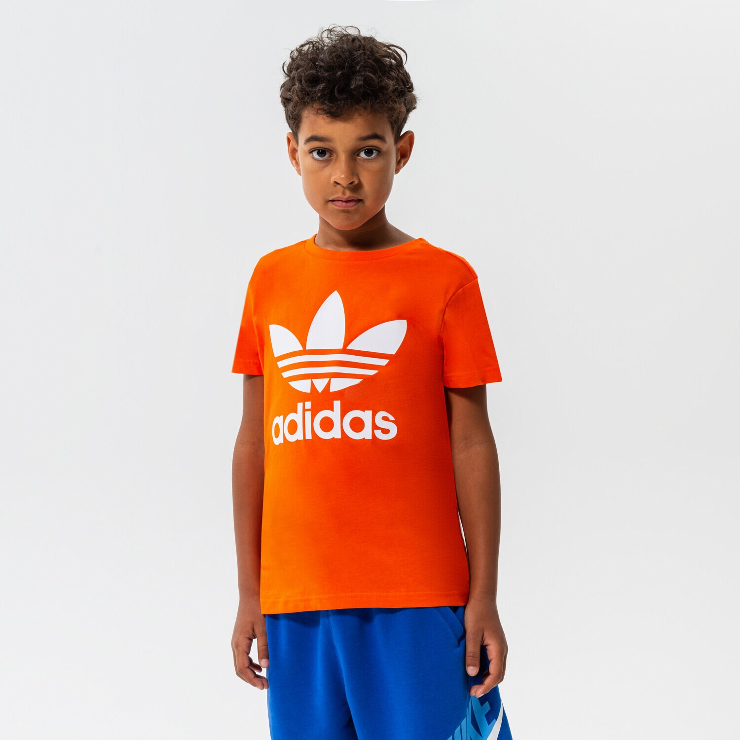 Dječje majice ADIDAS T-SHIRT TREFOIL TEE BOY HK0261 narančasta