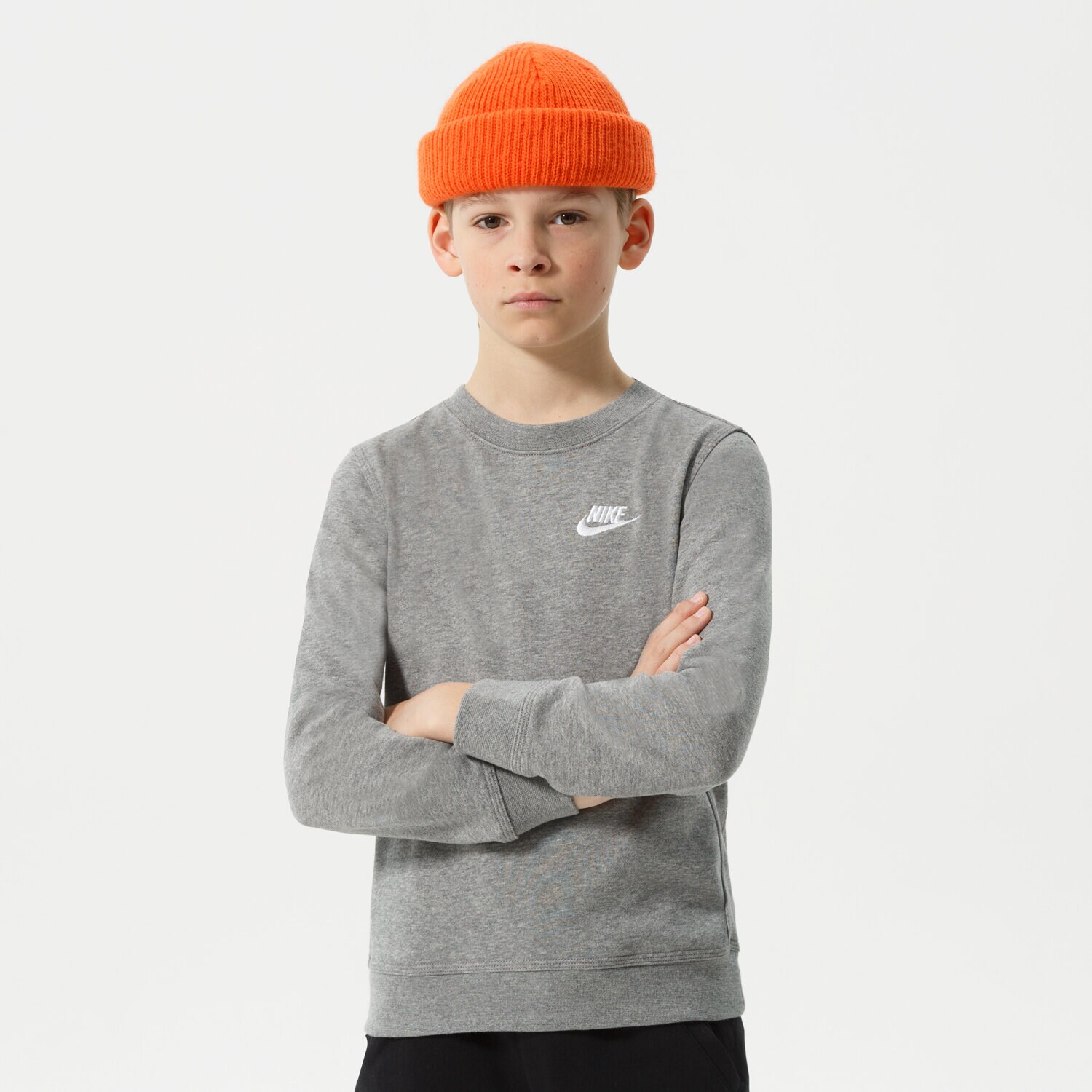 Dječje dukserice NIKE VESTA SPORTSWEAR BOY DA0861-091 siva