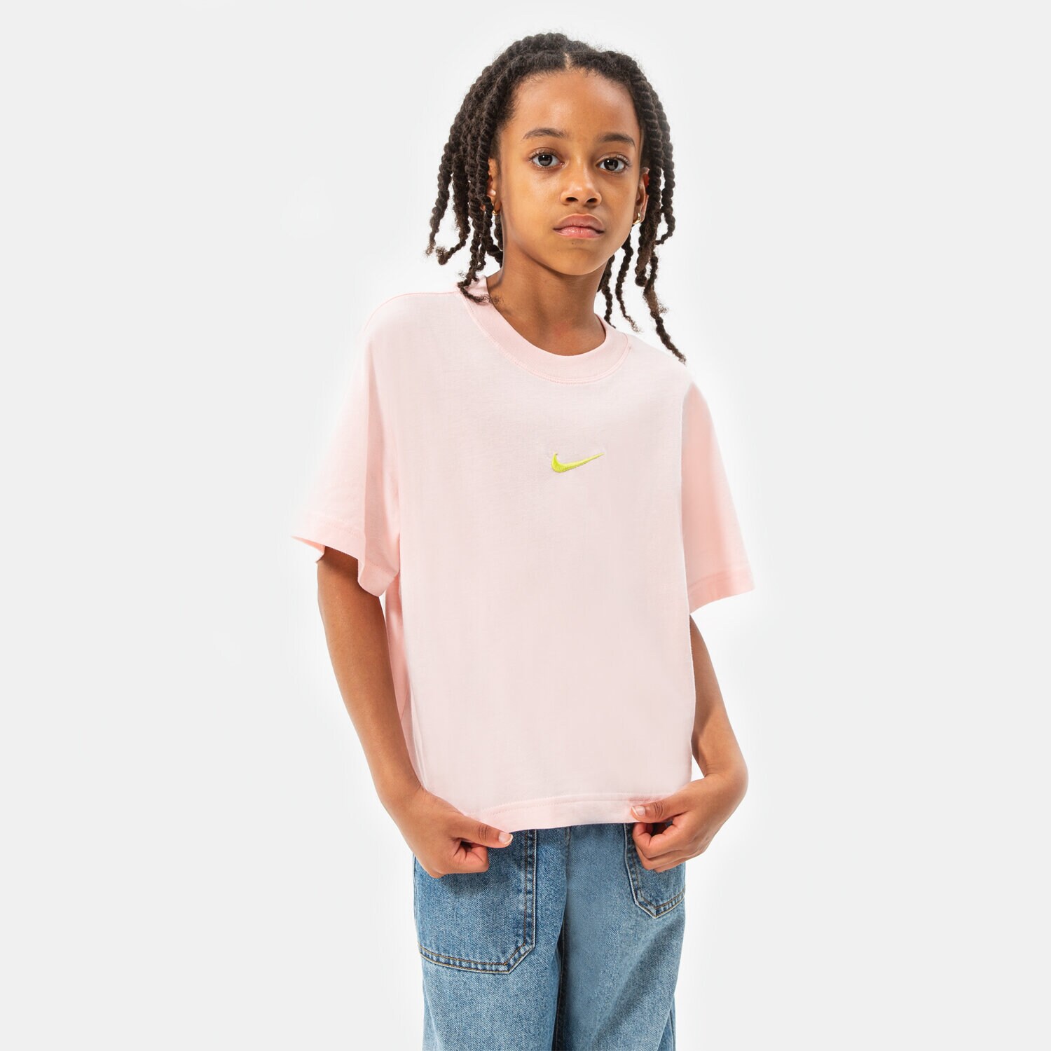 Dječje majice NIKE T-SHIRT SPORTSWEAR GIRL DH5750-610 ružičasta