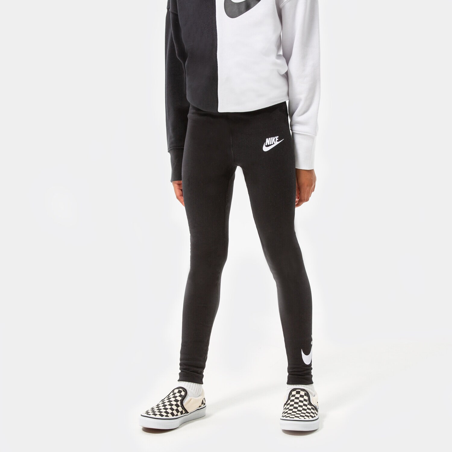 Dječje hlače NIKE TAJICE G NSW ESSNTL LGGNG ENERGY GIRL DM8390-010 crna