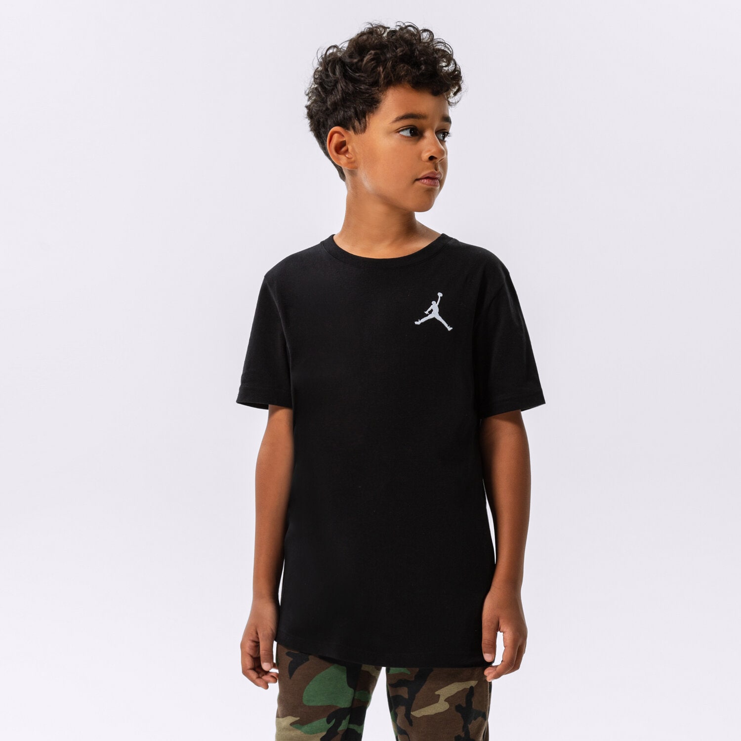 Dječje majice JORDAN T-SHIRT JUMPMAN AIR EMB BOY 95A873-023 crna