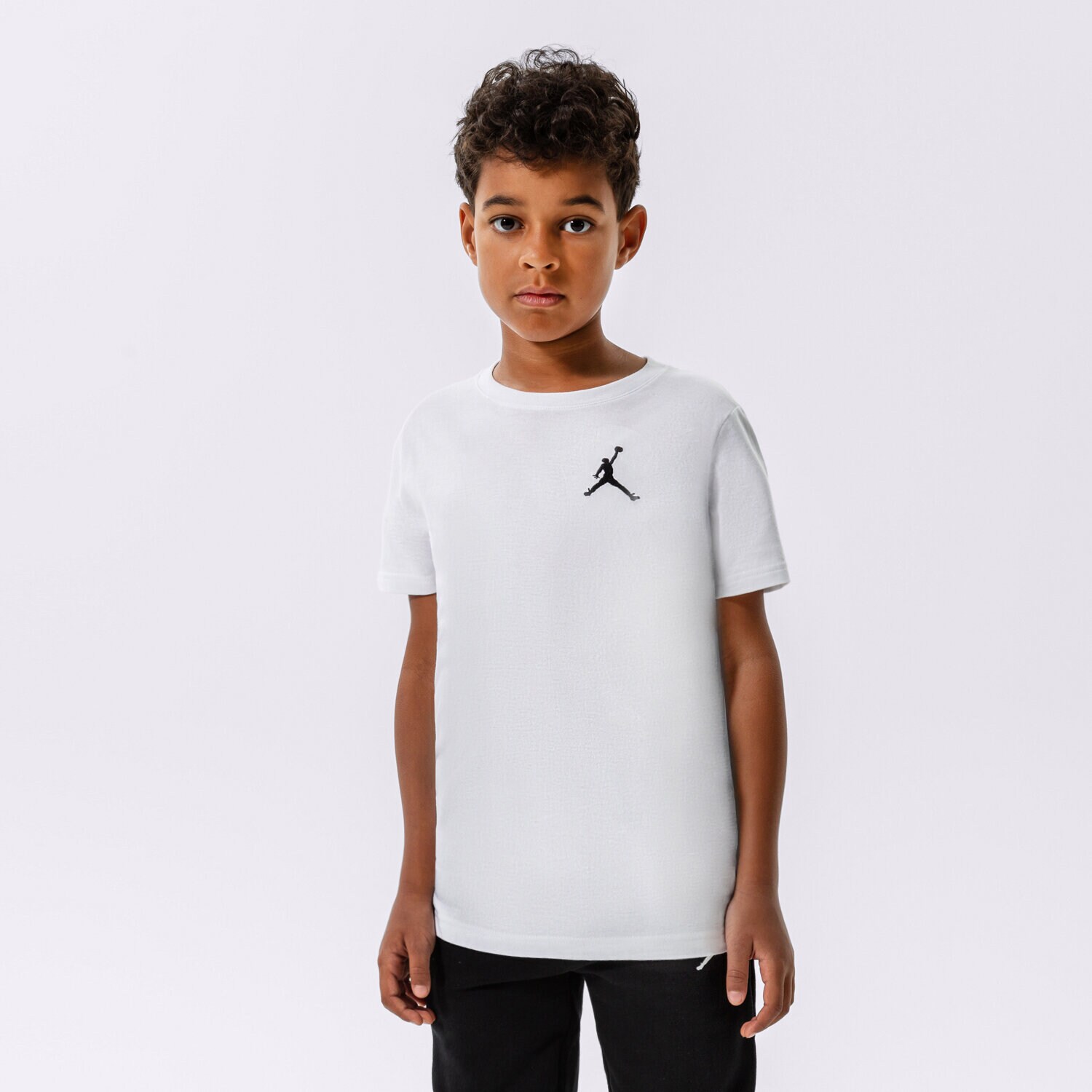 Dječje majice JORDAN T-SHIRT JUMPMAN AIR EMB BOY 95A873-001 bijela