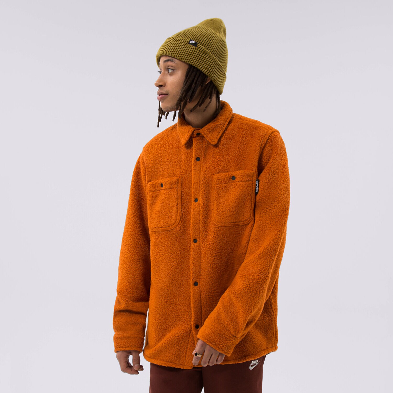 Muške košulje TIMBERLAND INNE FLEECE OVERSHIRT RUST TB0A5VHH643 narančasta