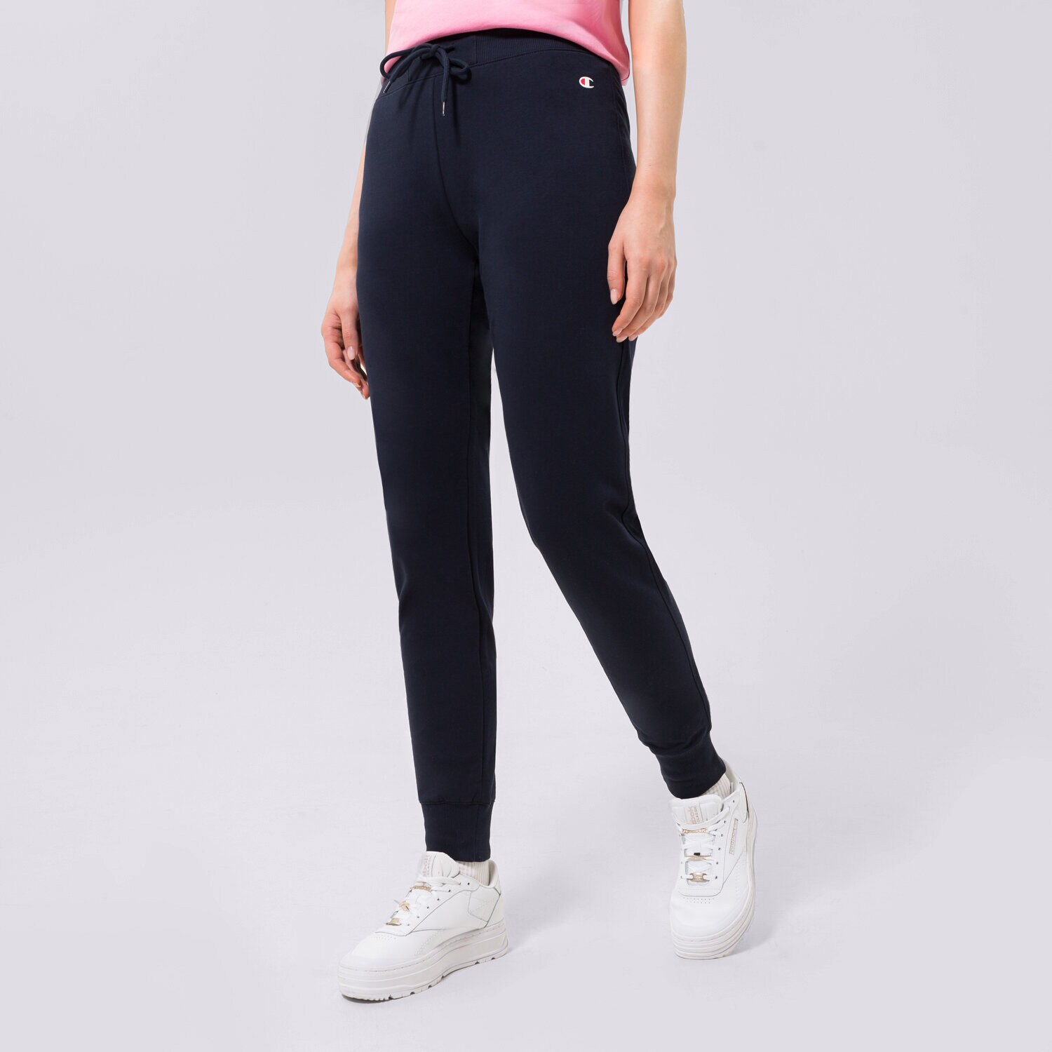 Ženske hlače CHAMPION HLAČE RIB CUFF PANTS 111999BS501 tamno plava